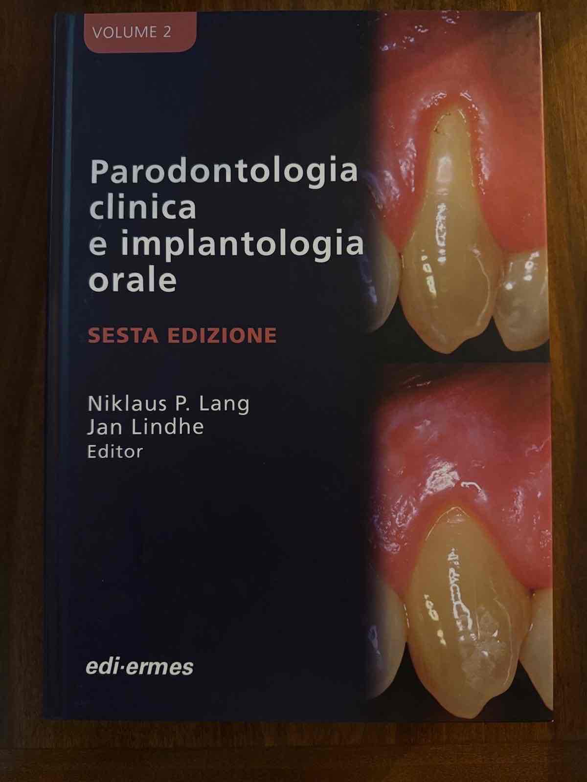 LINDHE parodontologia clinica e implantologia orale sesta edizione libro usato