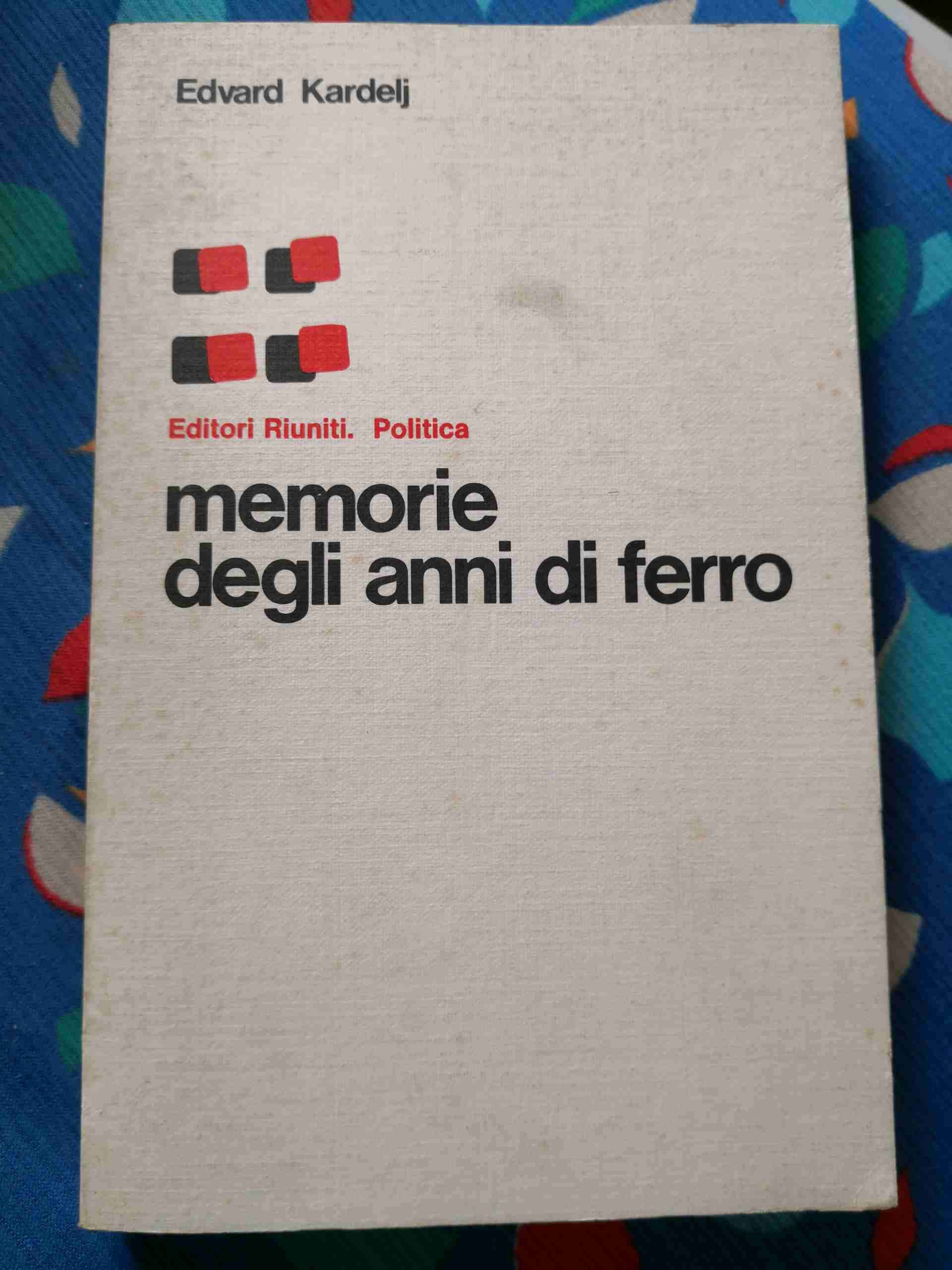 Memorie degli anni di ferro libro usato