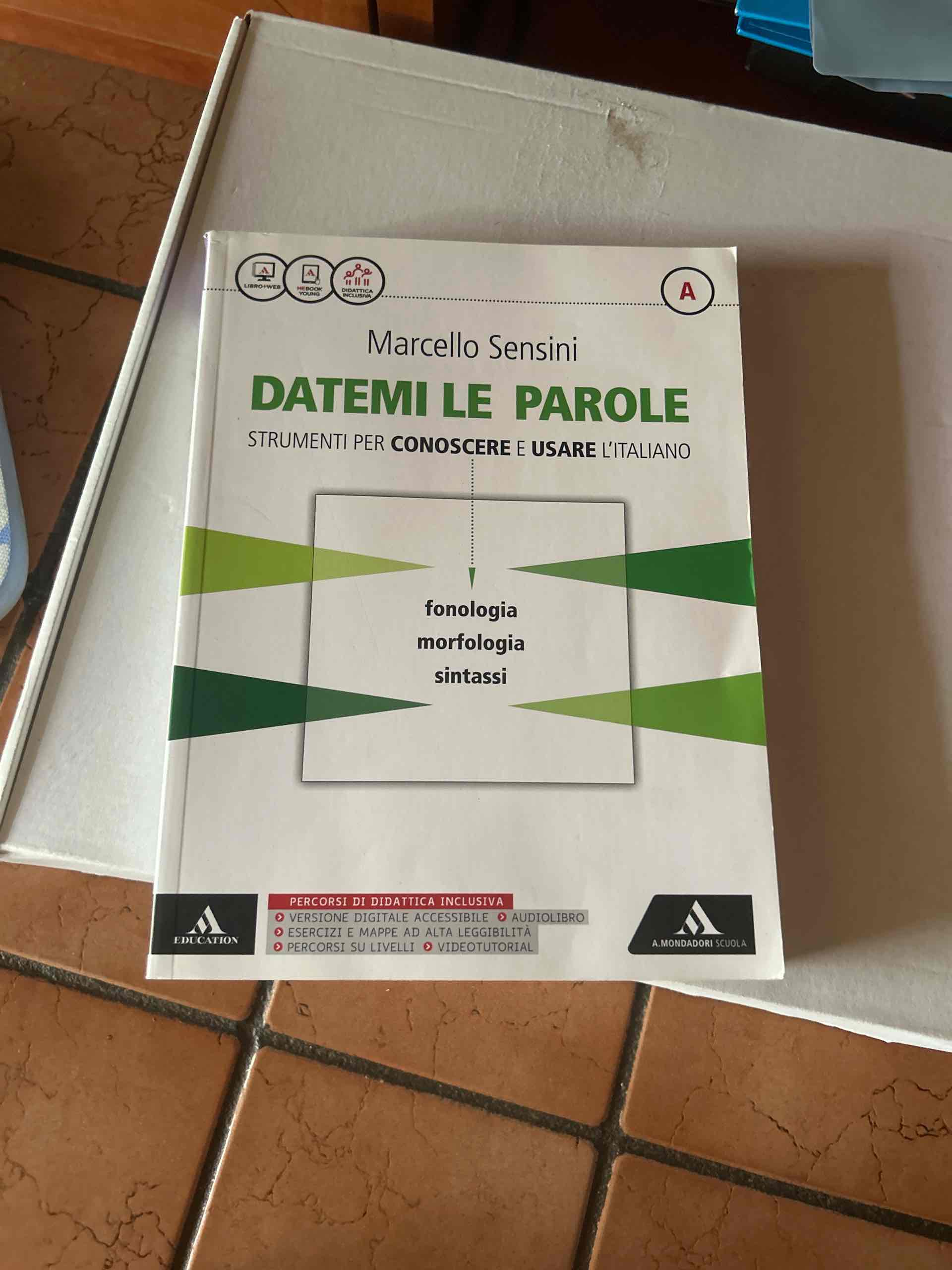 Datemi le parole libro usato