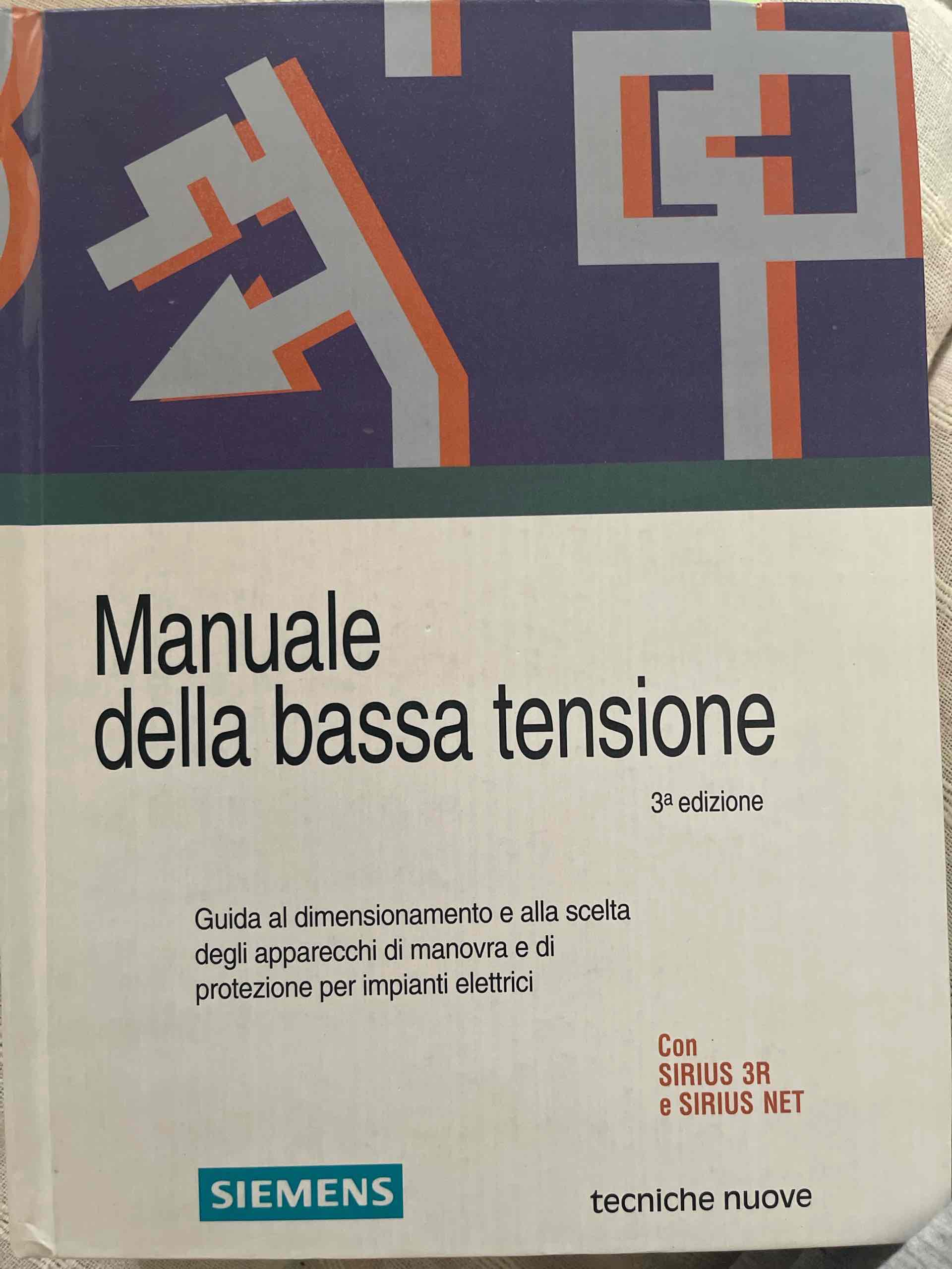 Manuale della bassa tensione - Siemens libro usato