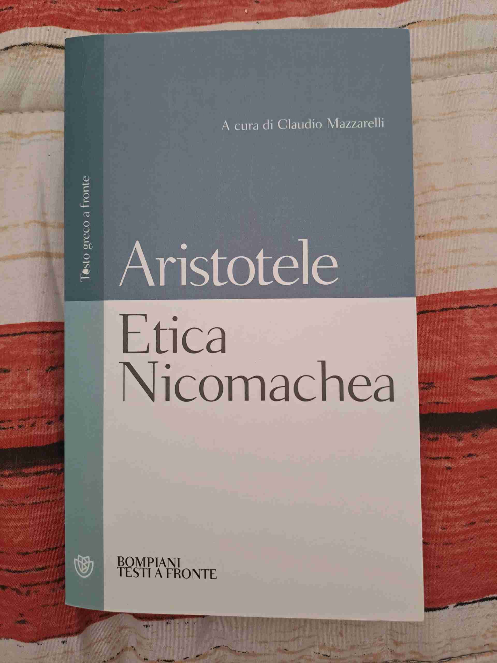Etica nicomachea libro usato