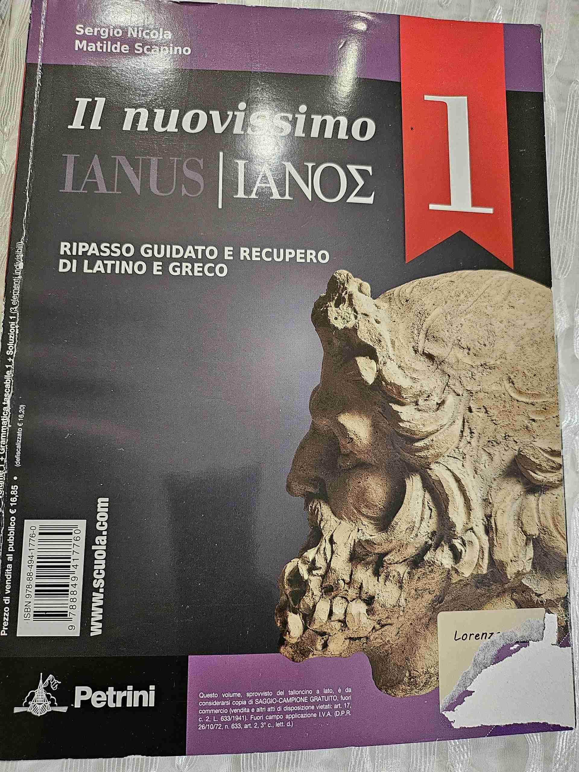 Il nuovissimo Ianus. Per le Scuole superiori libro usato