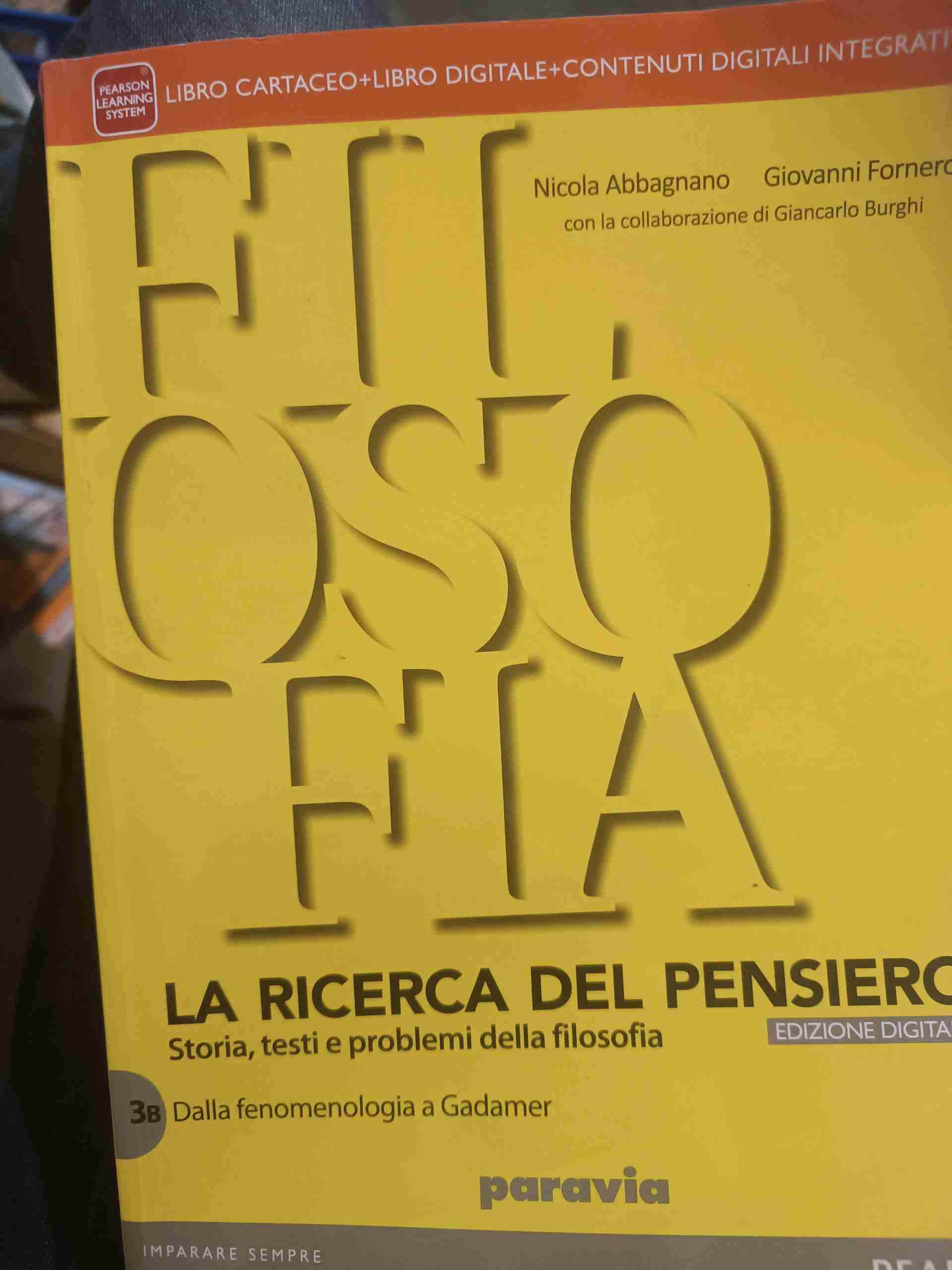 Ricerca del pensiero. Vol. 3A-3B. Per le Scuole superiori. Con e-book. Con espansione online libro usato