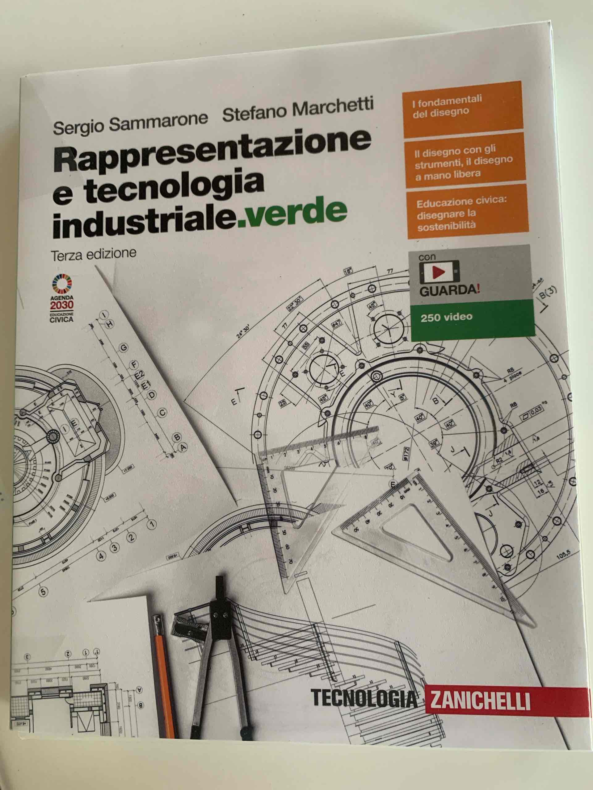 rappresentazione e tecnologia industriale . verde libro usato