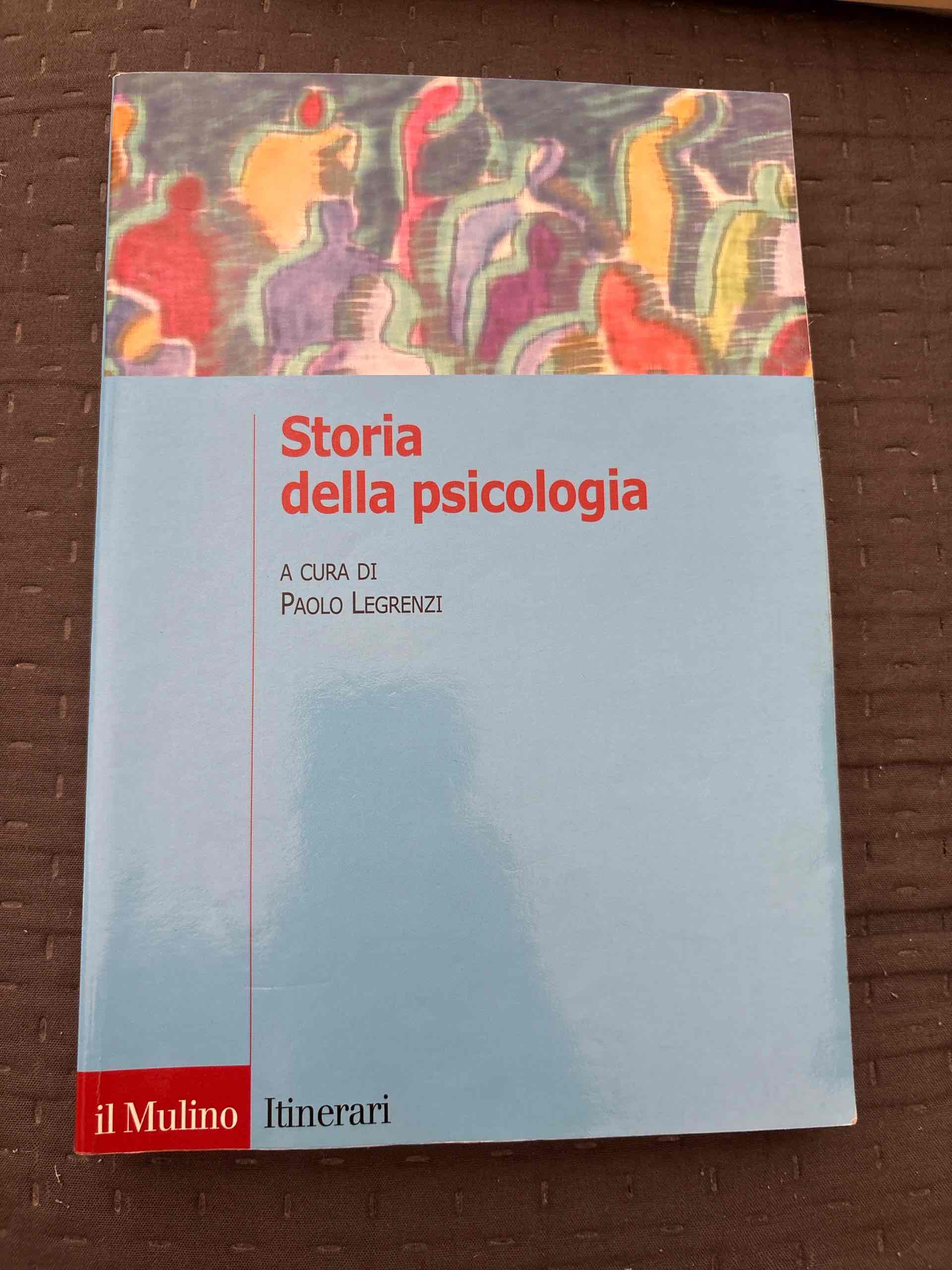 Storia della psicologia libro usato