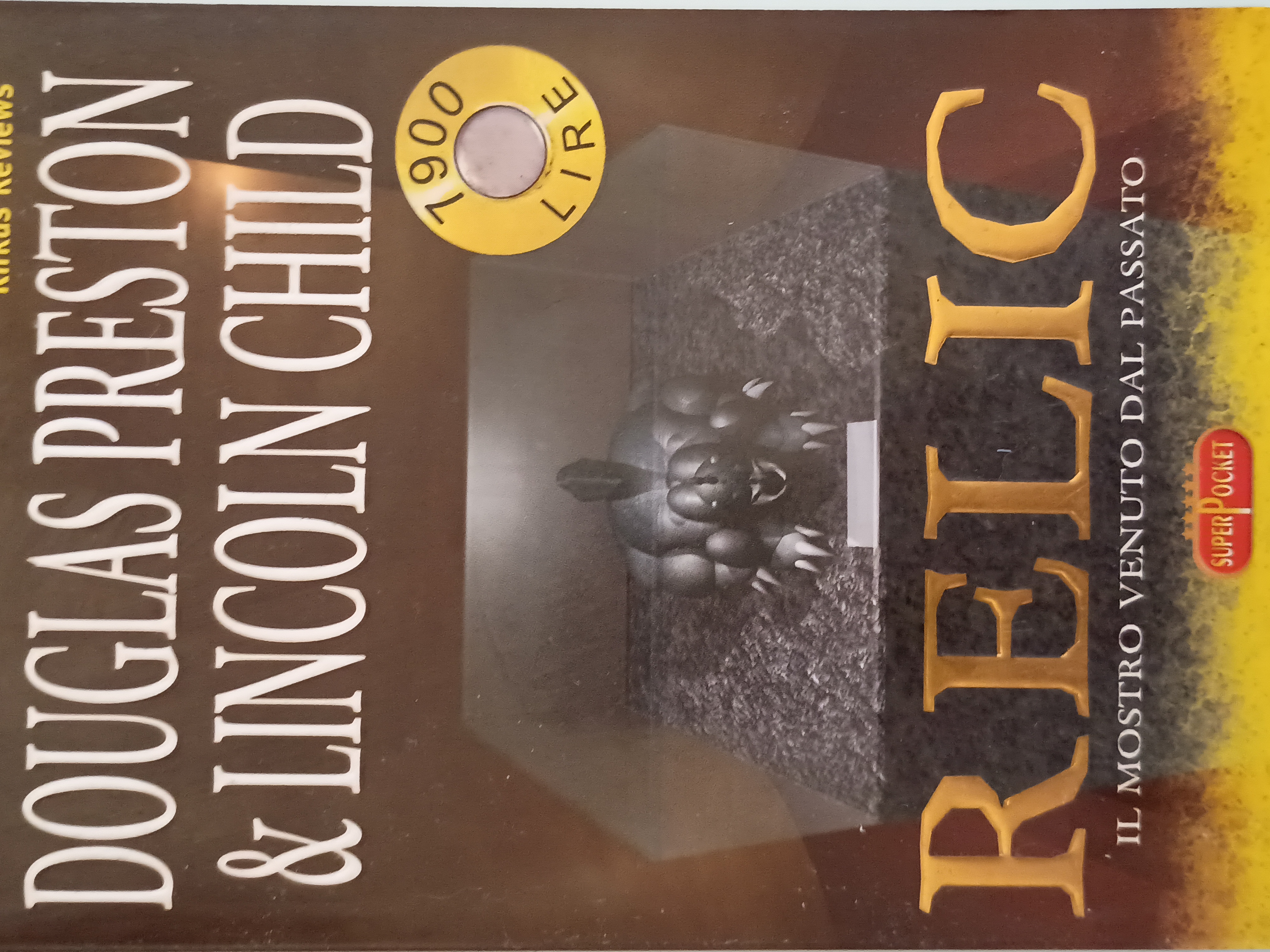Relic libro usato