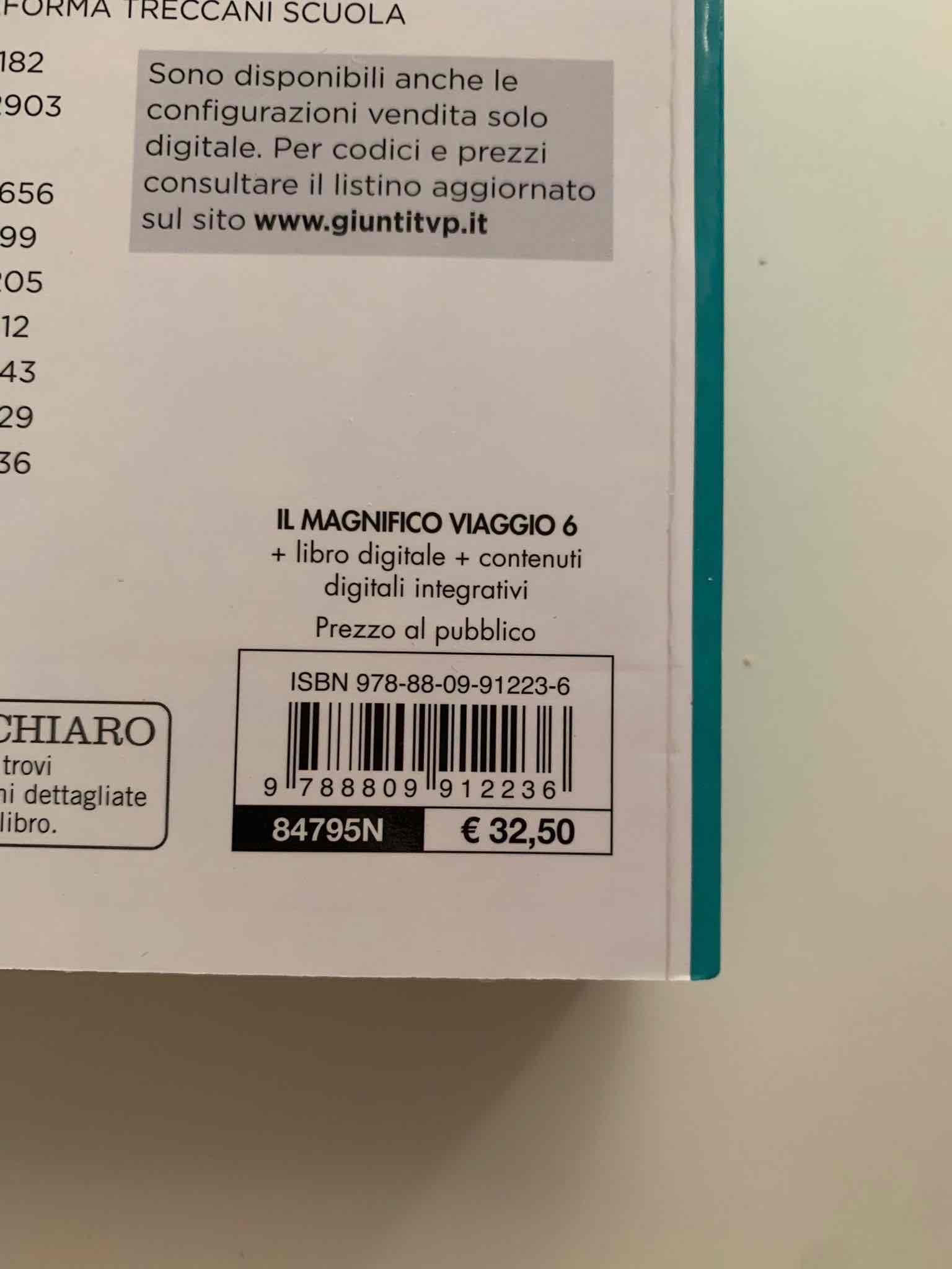 il magnifico viaggio 6 libro usato