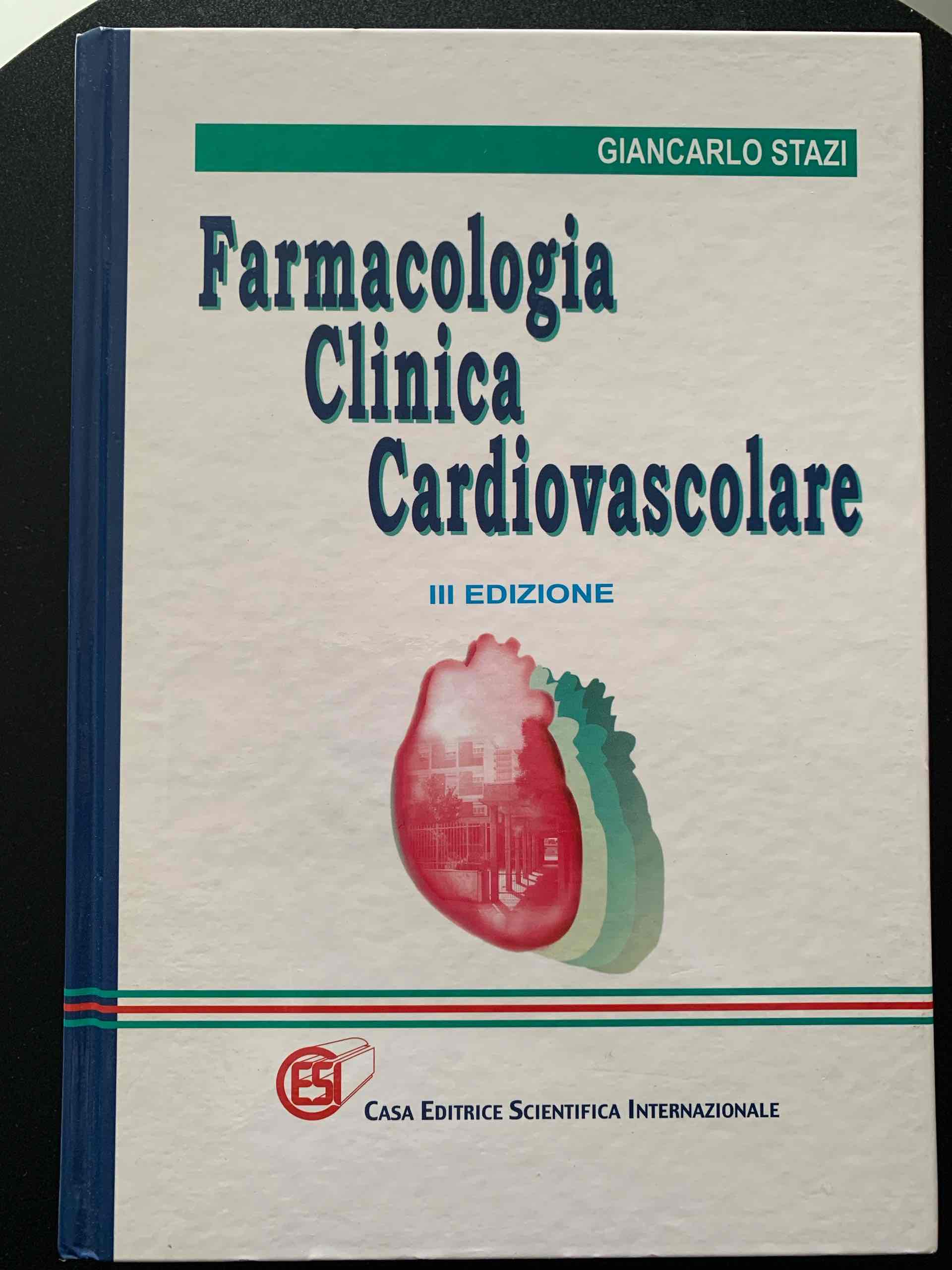 Farmacologia clinica cardiovascolare III ed. libro usato
