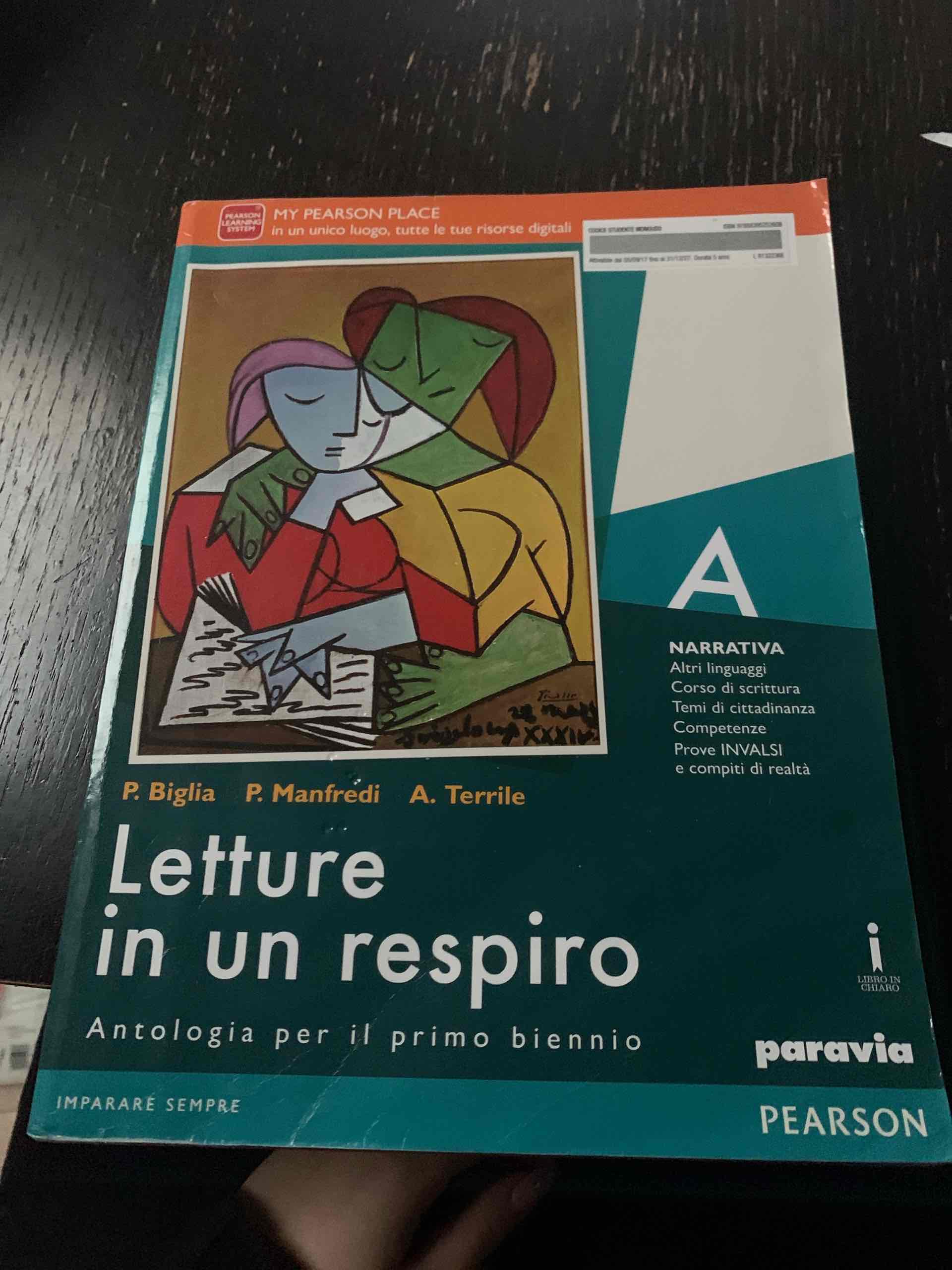 Letture in un respiro. Vol. A. Per le Scuole superiori. Con e-book. Con espansione online Letture in un respiro. Vol. A. Per le Scuole superiori. Con e-book. Con espansione online libro usato