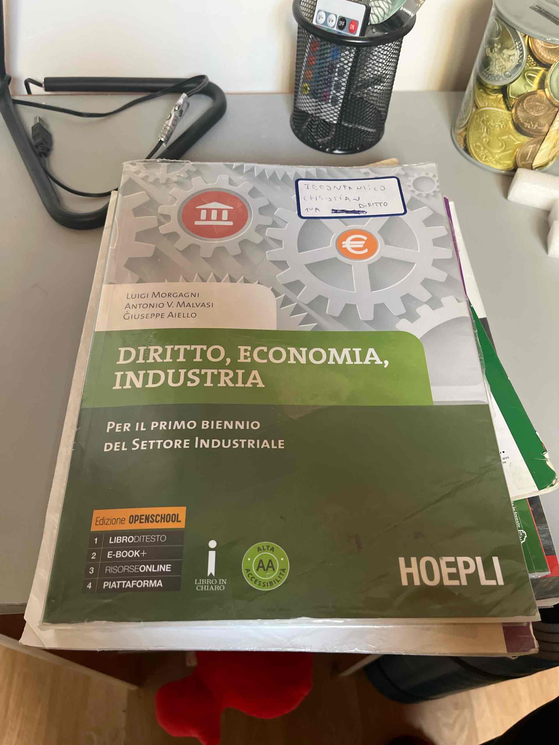 Diritto economia industria. Per il primo bienno delle Scuole superiori. Con e-book. Con espansione online libro usato