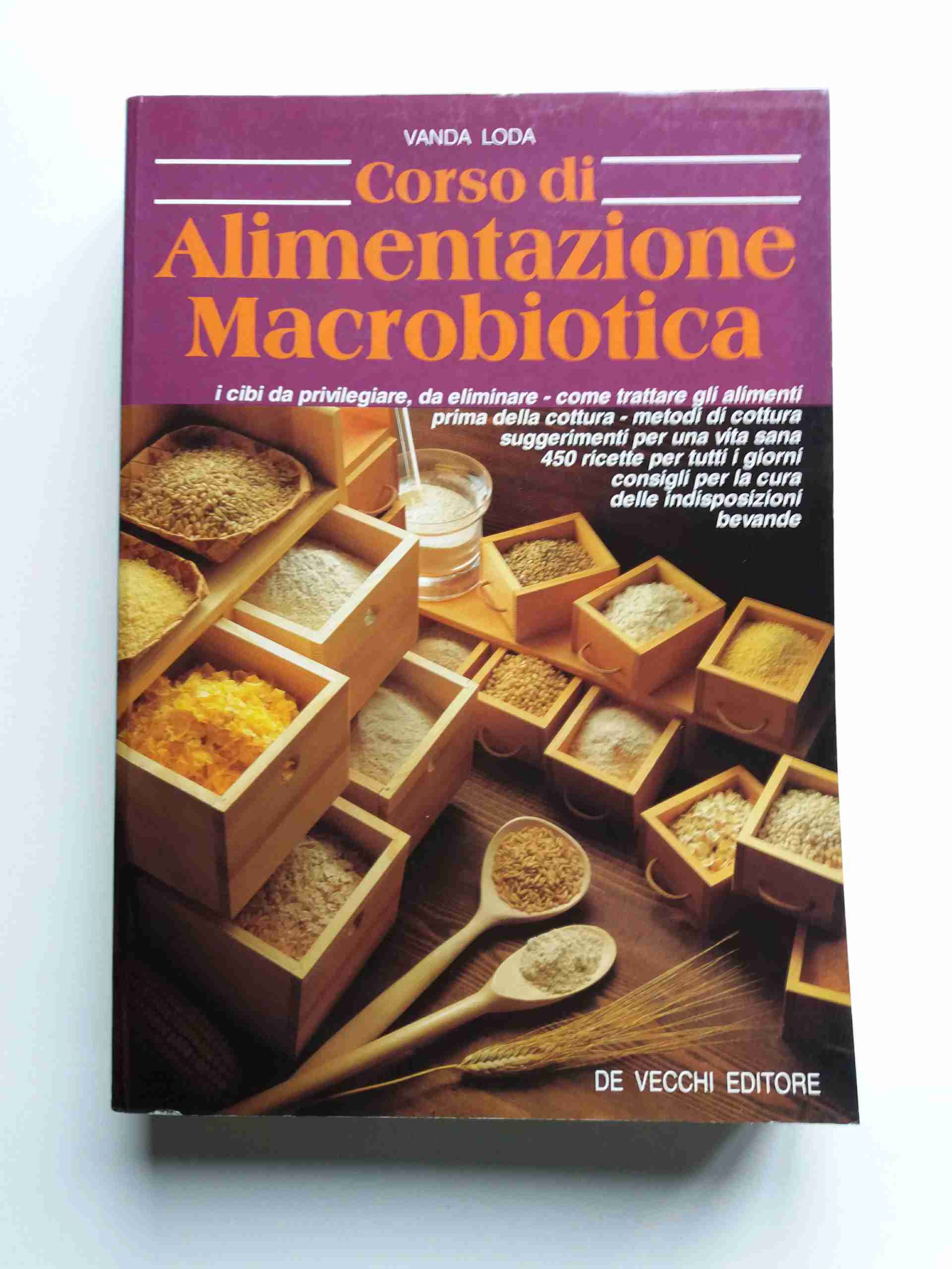 Corso di alimentazione macrobiotica libro usato