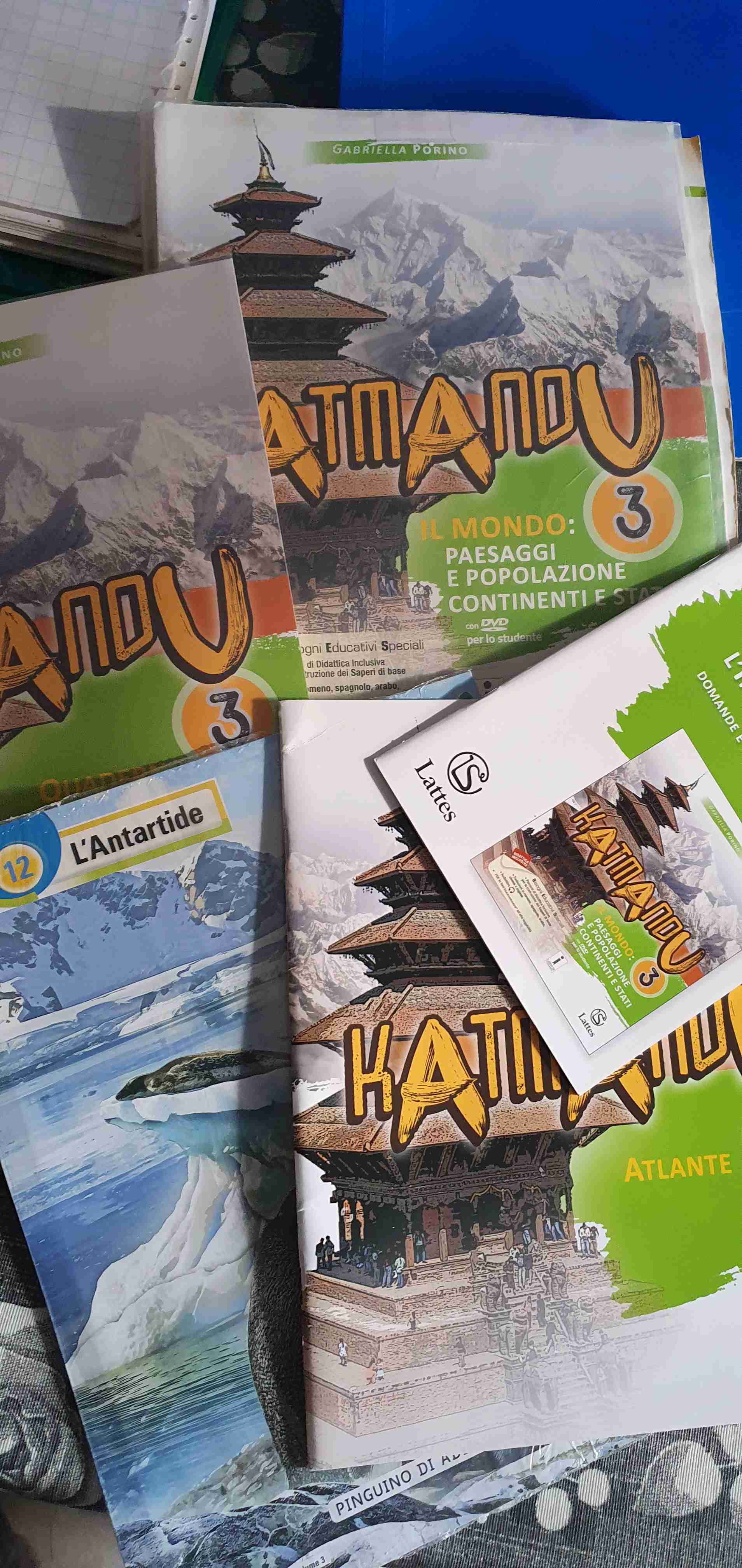 Katmandu. Per la Scuola media. Con e-book. Con espansione online. Con 4 libri: atlante-Tavole-Mi preparo per l'interrogazione-Quaderno competenze. Vol. 3: Il mondo: paesaggi e popolazione; gli stati libro usato