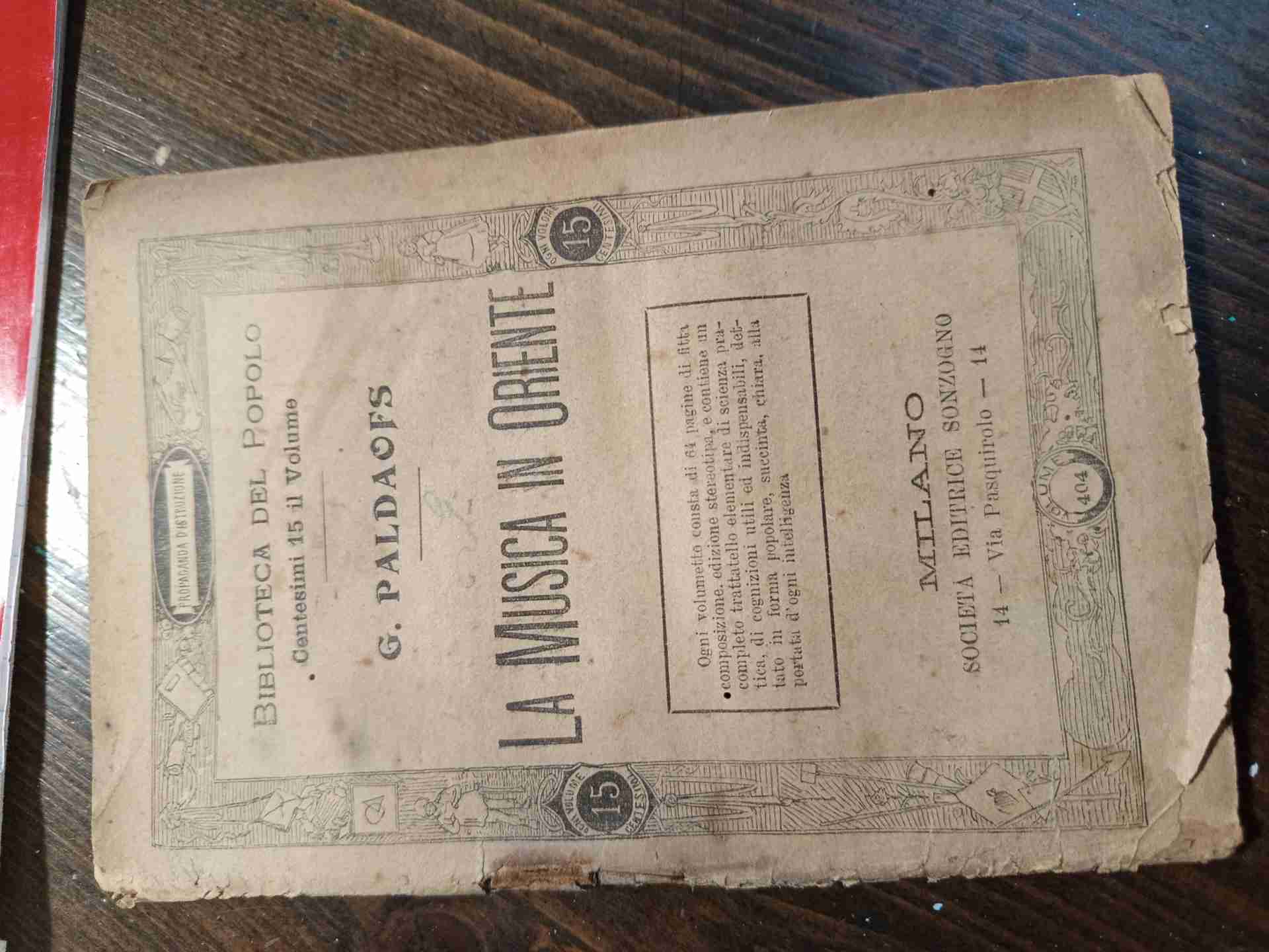 la musica in oriente libro usato