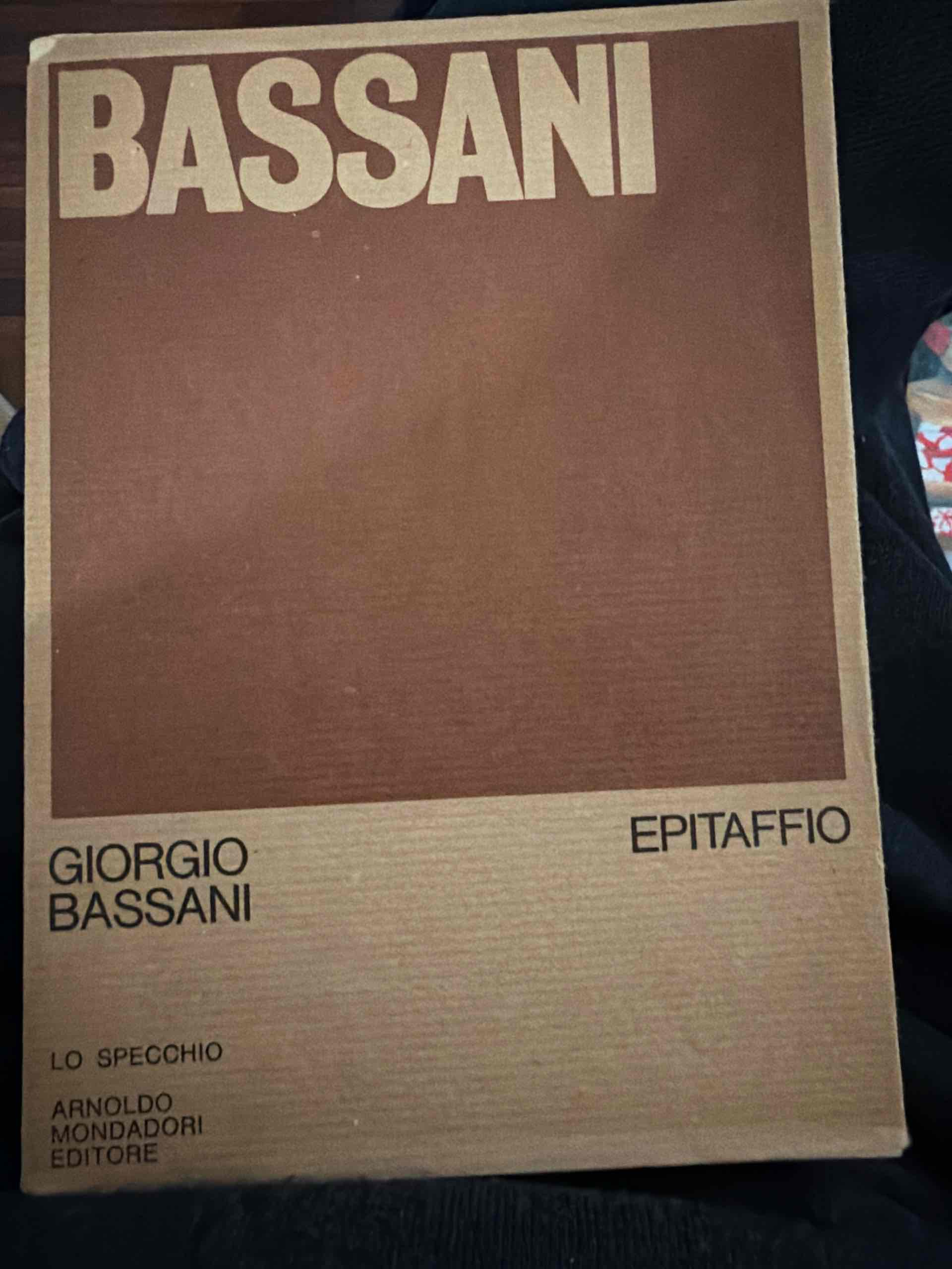 epitaffio  libro usato