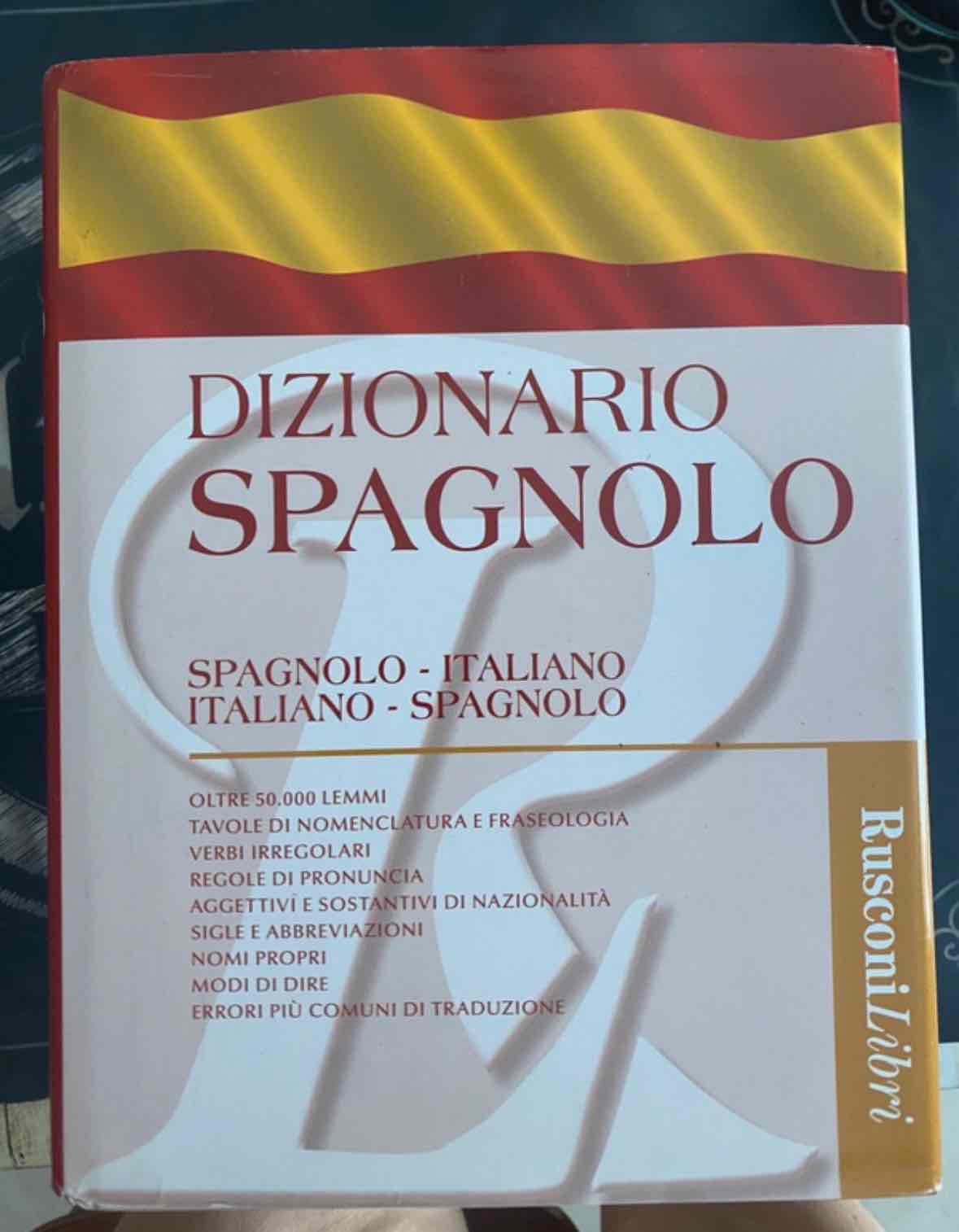 dizionario spagnolo  libro usato