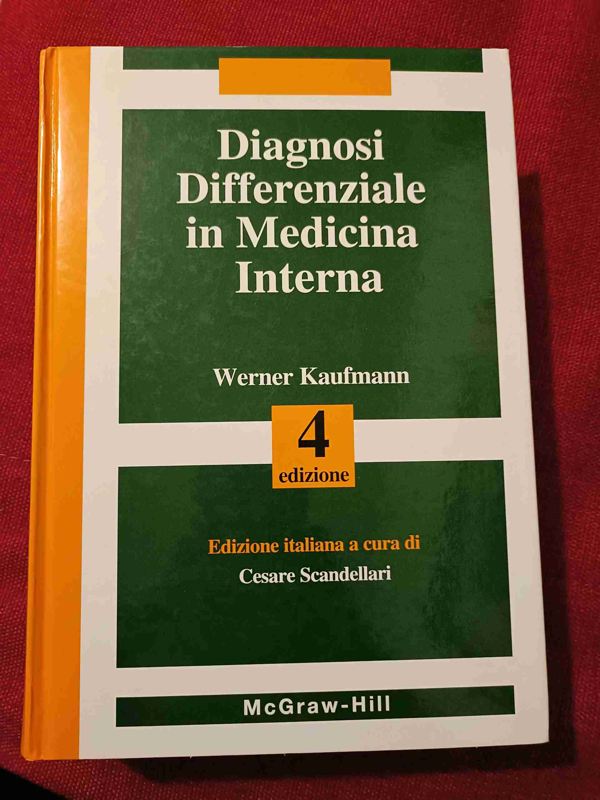 Diagnosi differenziale in medicina interna libro usato