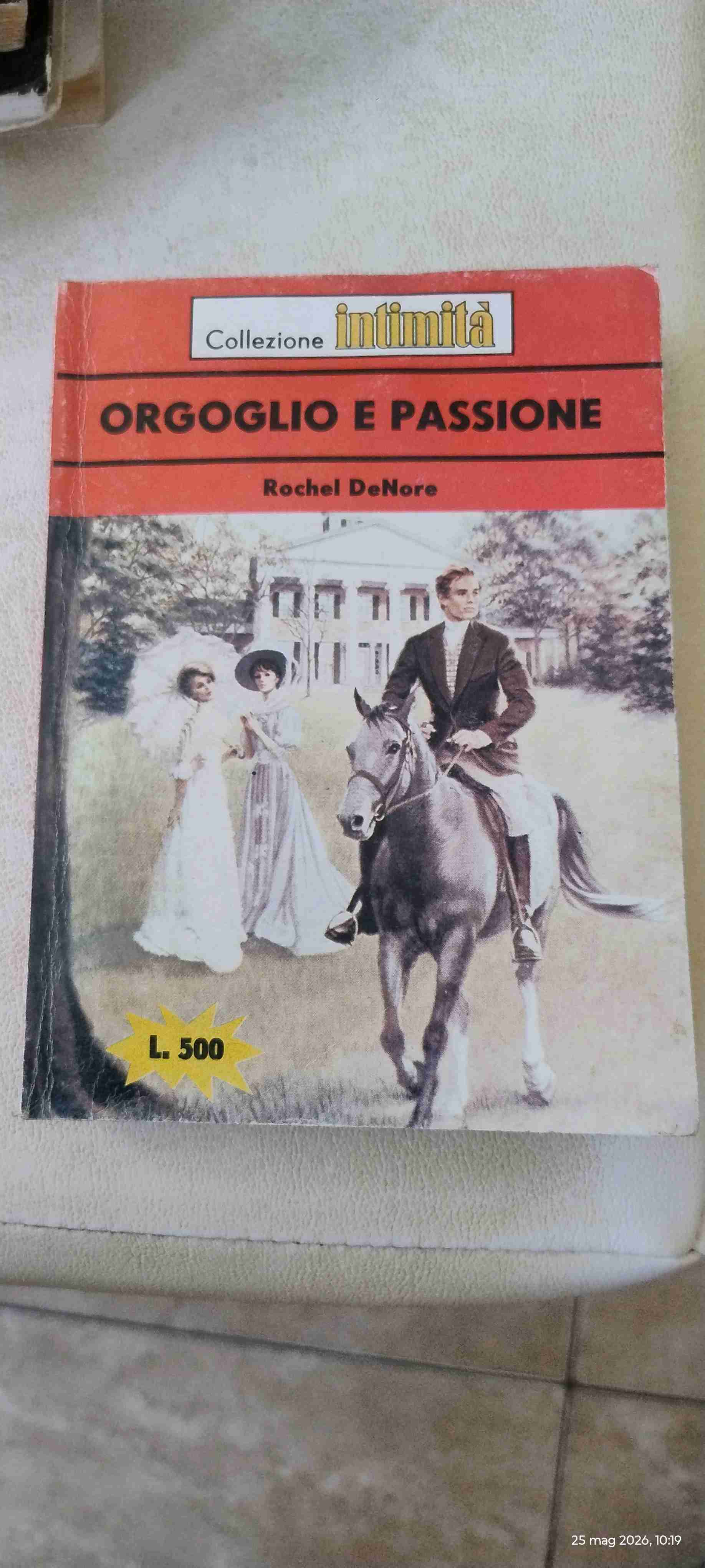 orgoglio e passione  libro usato