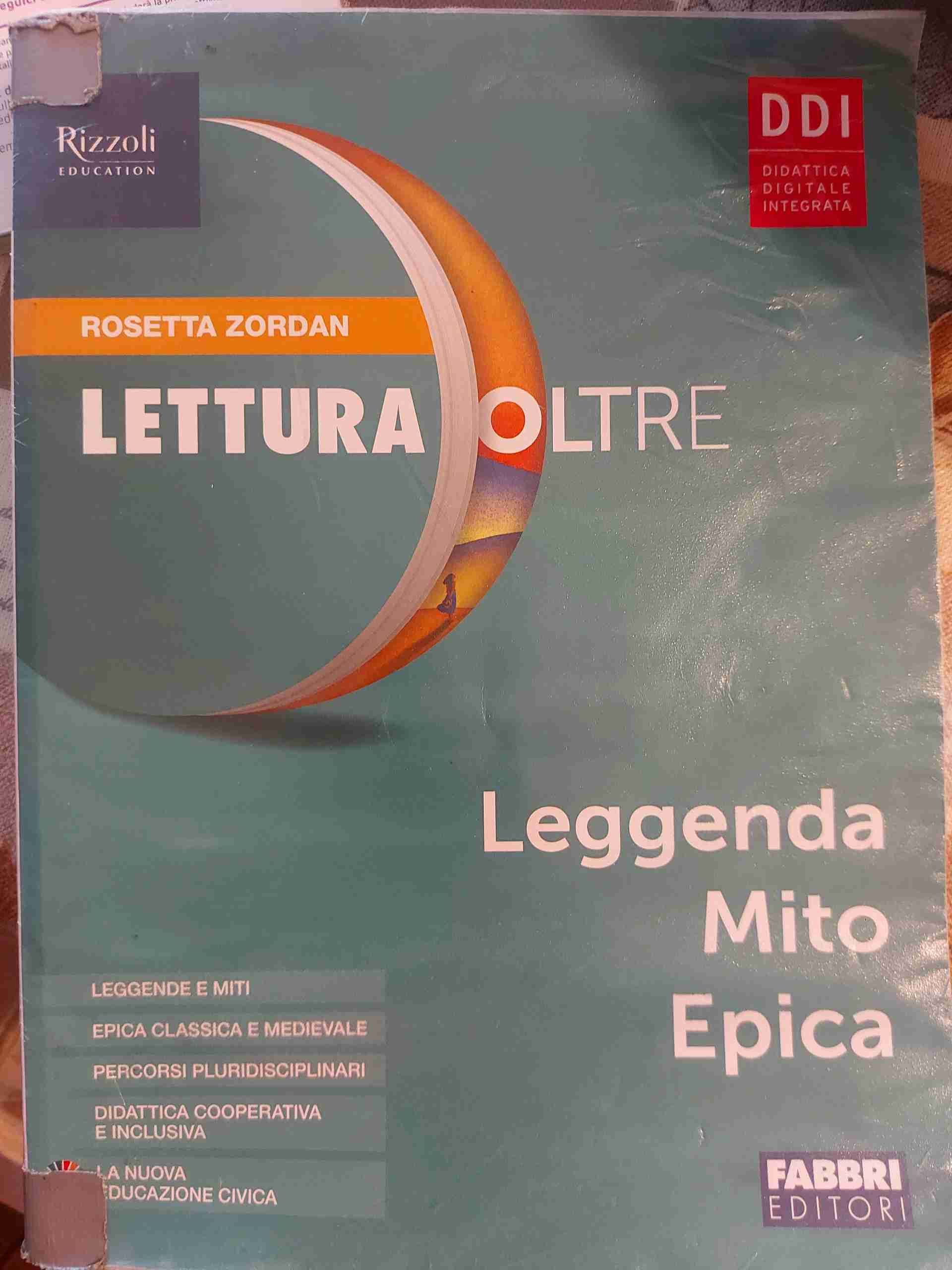 lettura oltre leggenda mito epica libro usato