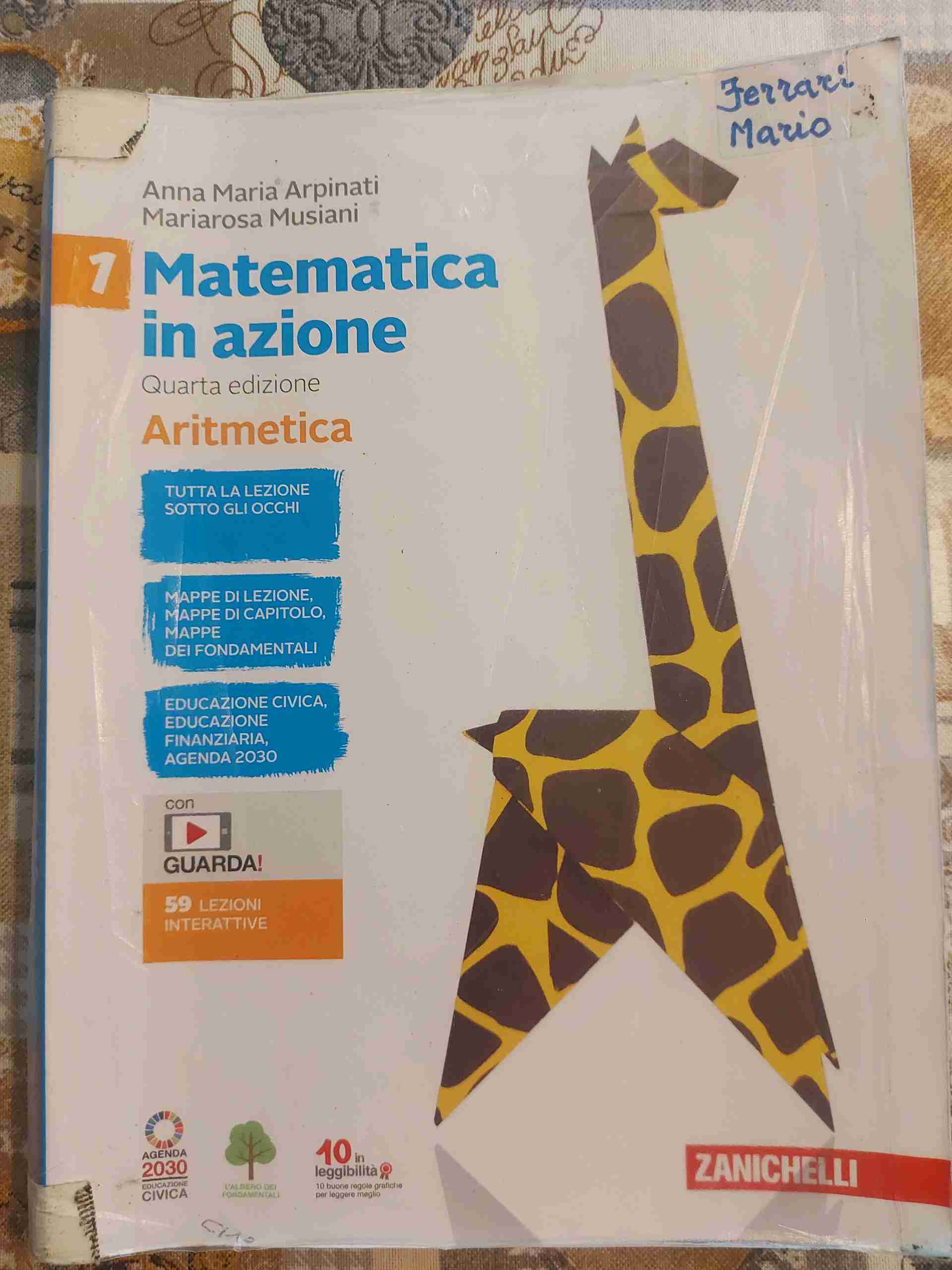 Matematica in Azione 1 libro usato