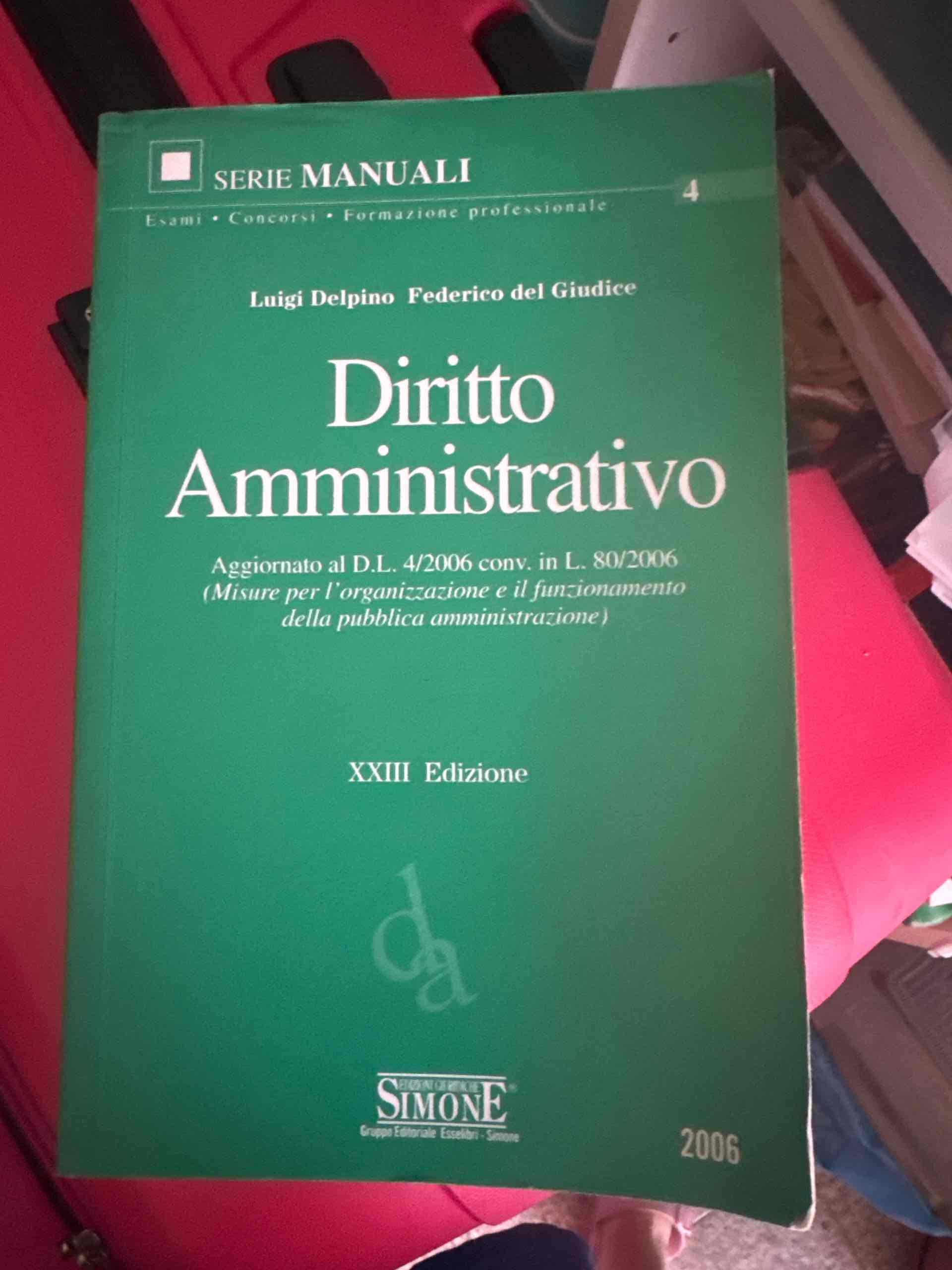 diritto amministrativo libro usato