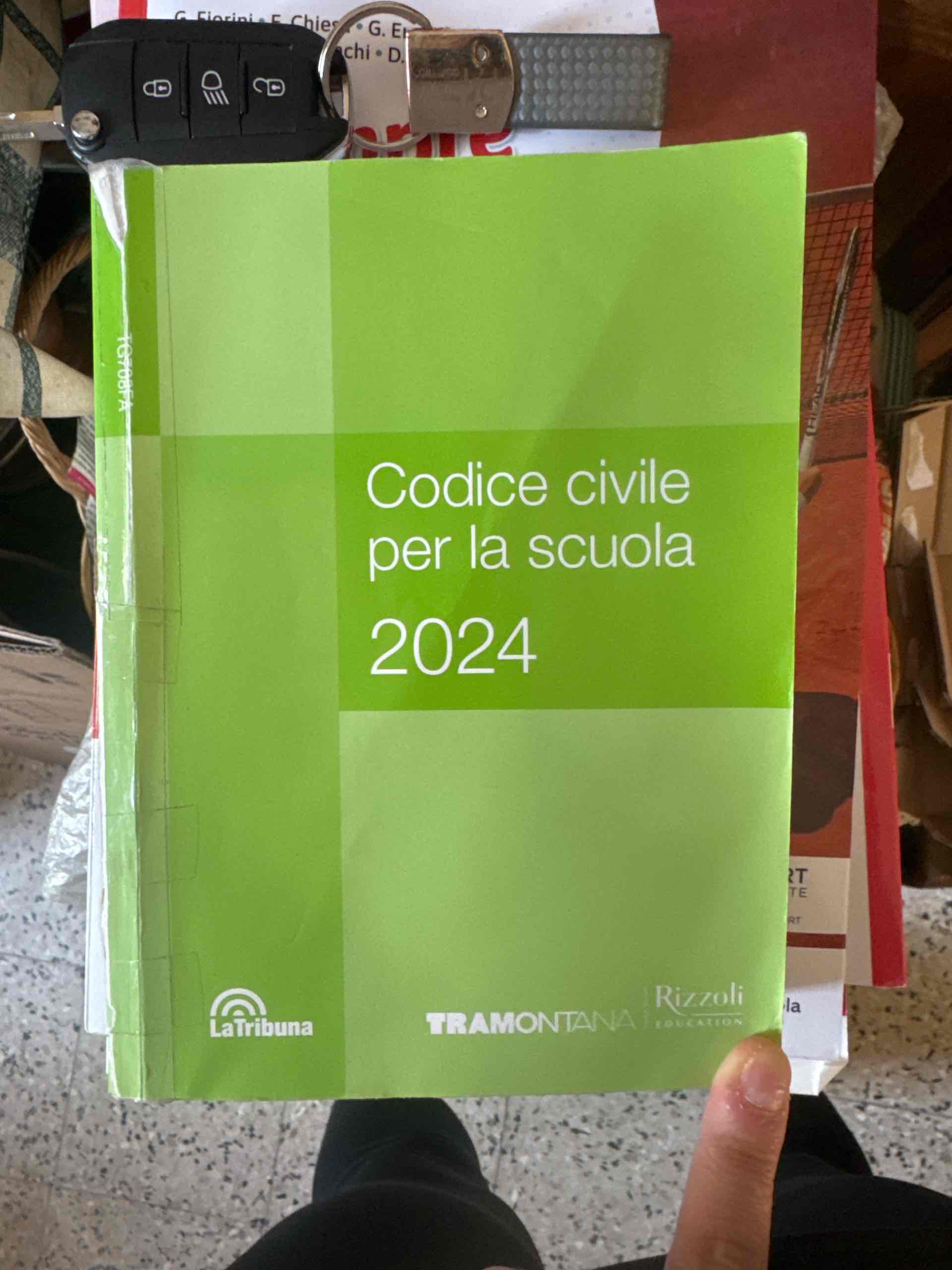 codice civile per la scuola 2024 libro usato