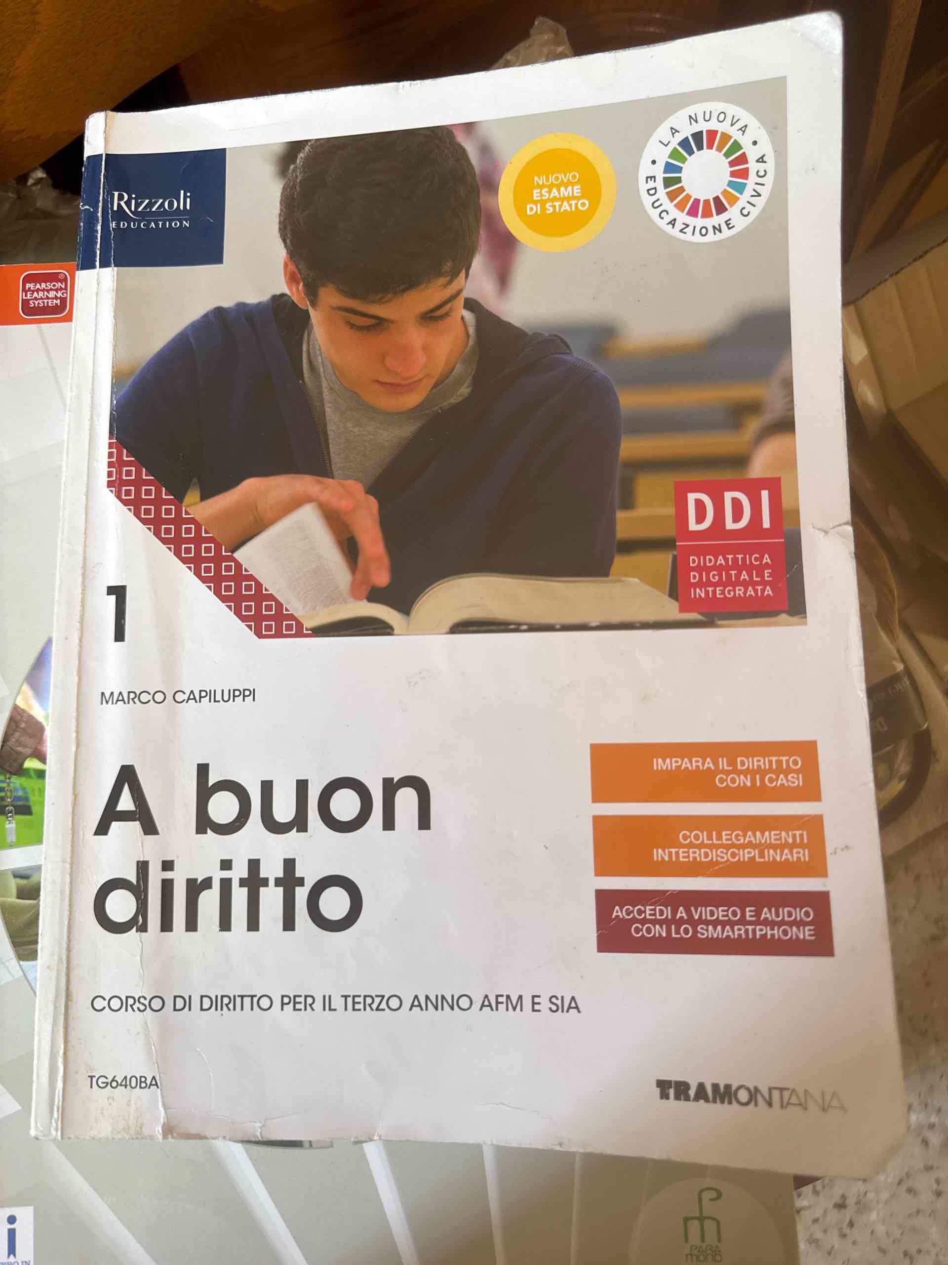 a buon diritto vol 1 libro usato