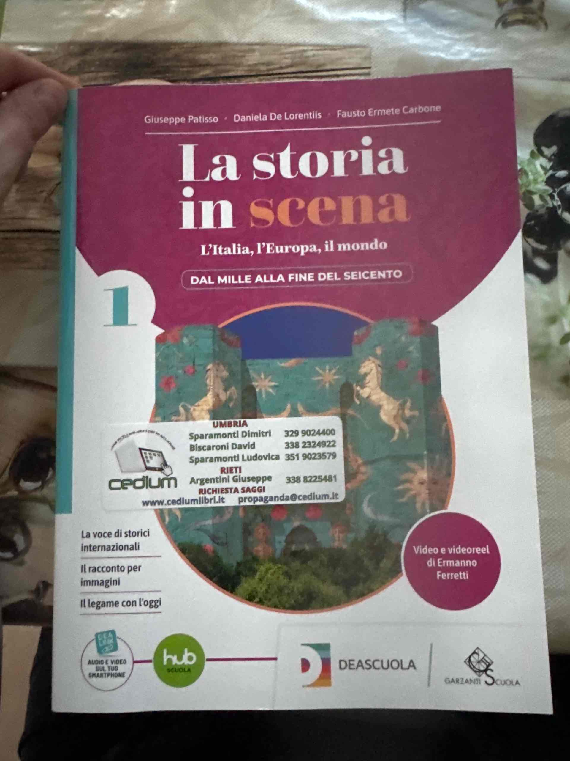 la storia in scena vol 1 dal mille alla fine del aeicento libro usato