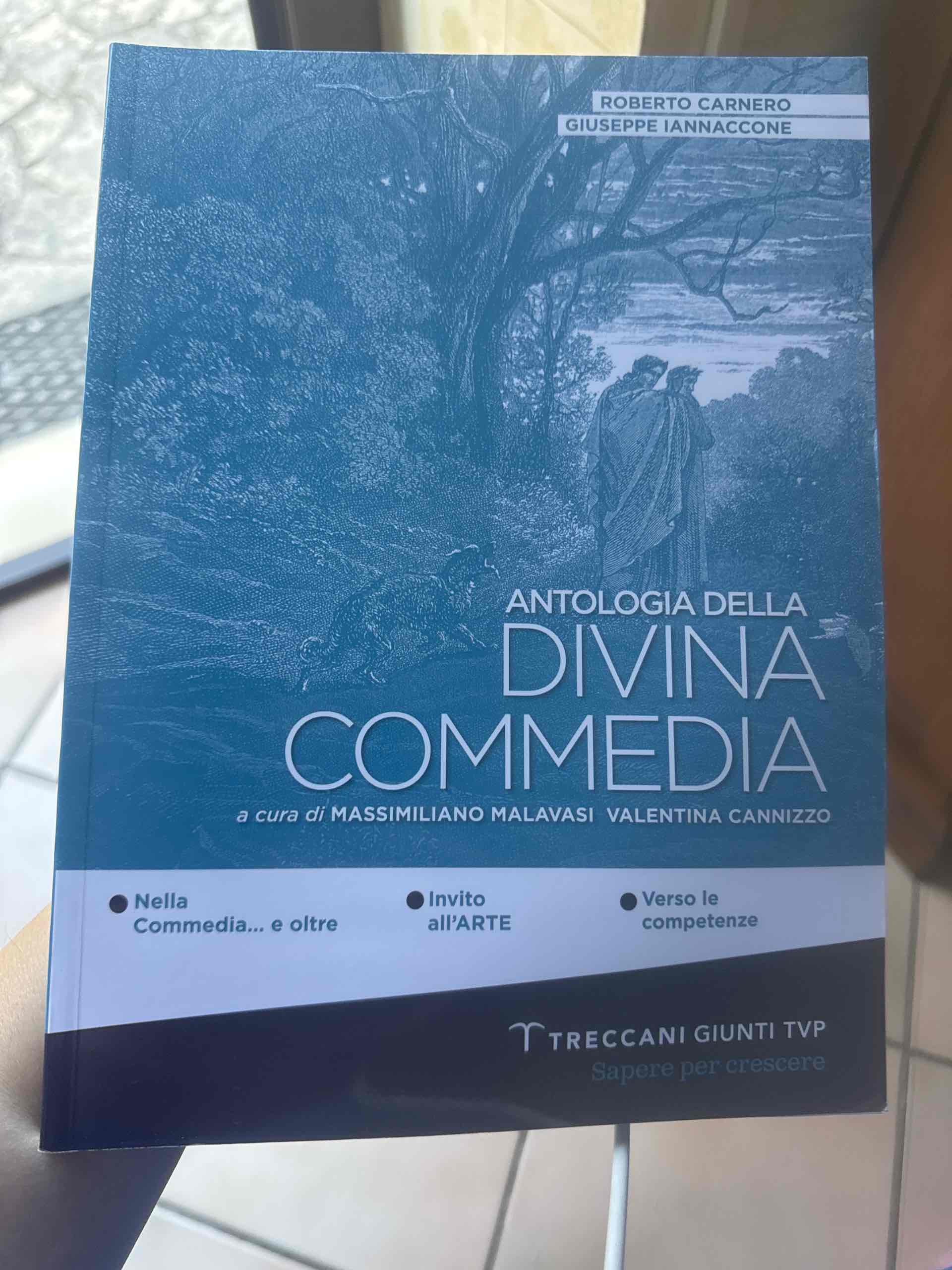 antologia della divina commedia libro usato