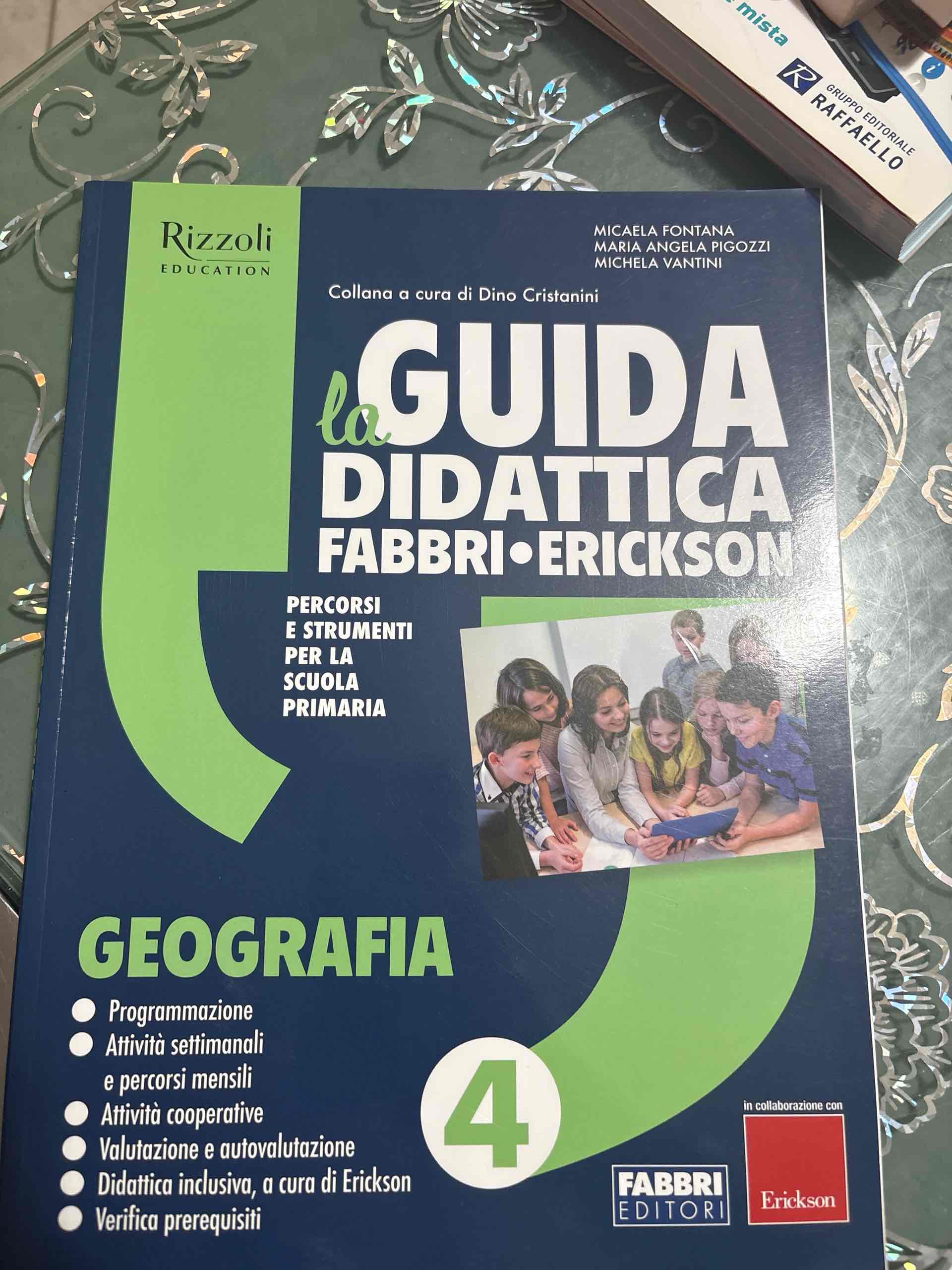 La Guida didattica Fabbri - Erickson. Geografia 4 libro usato