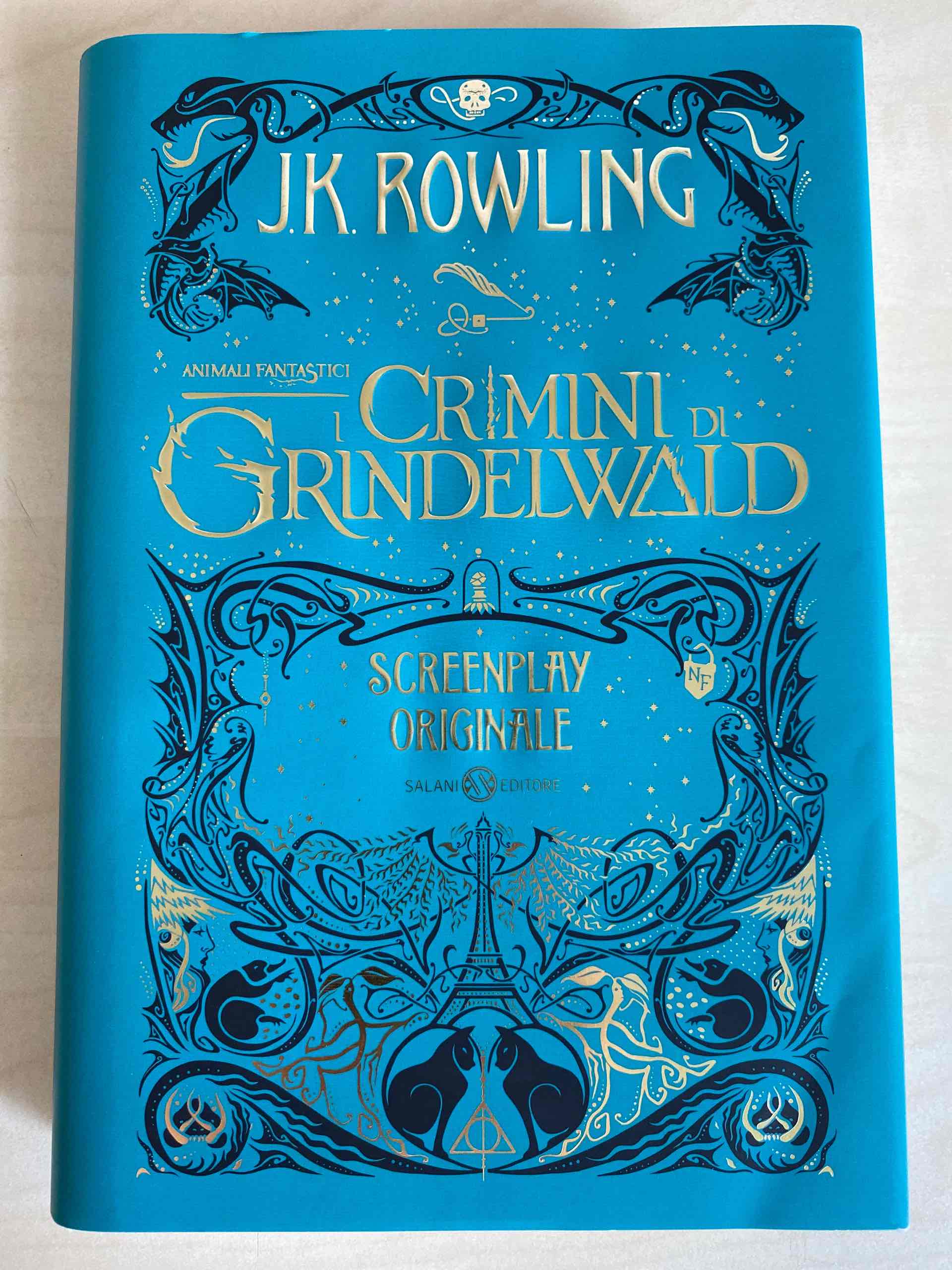 Animali fantastici. I crimini di Grindelwald. Screenplay originale libro usato