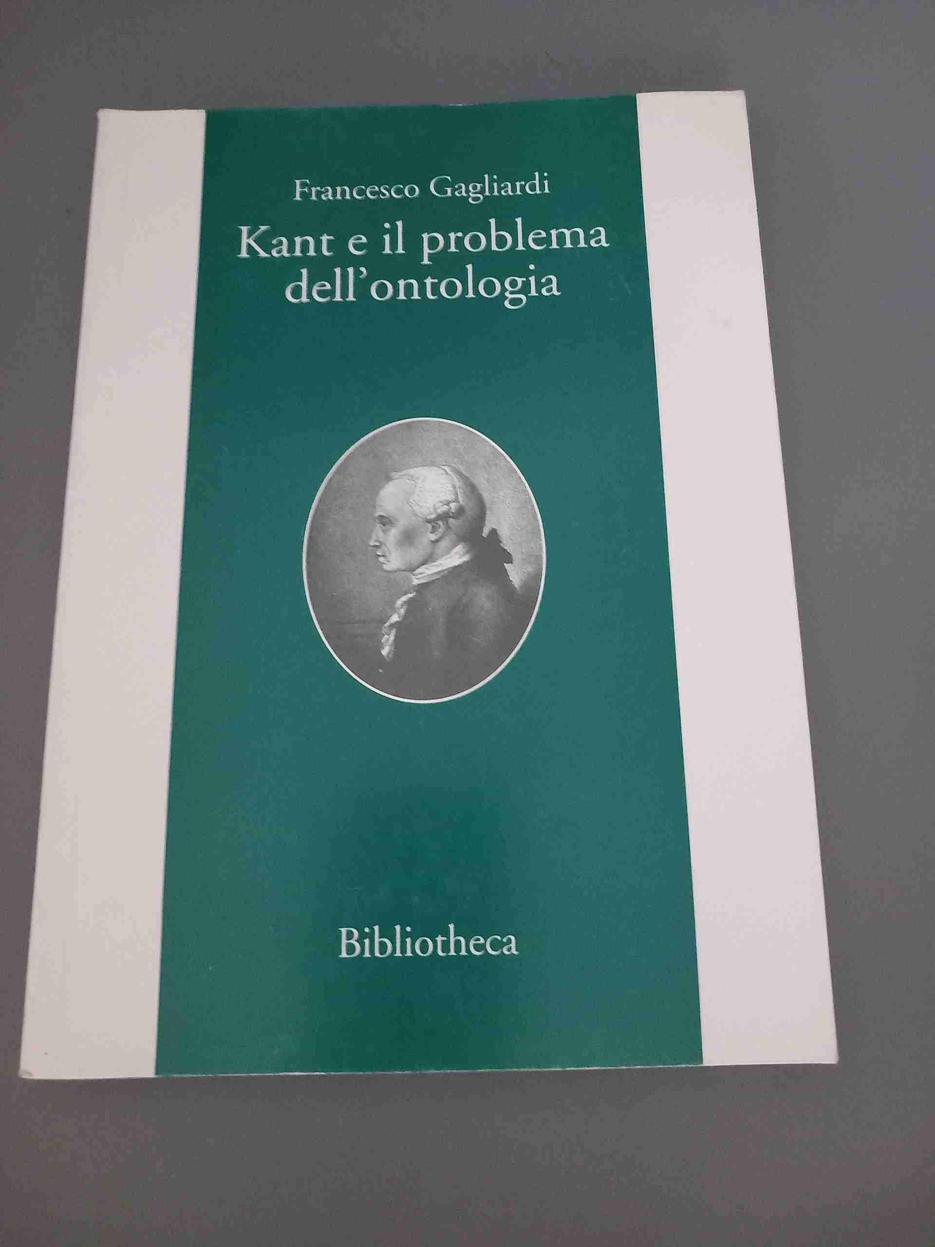 Kant e il problema dell'ontologia libro usato