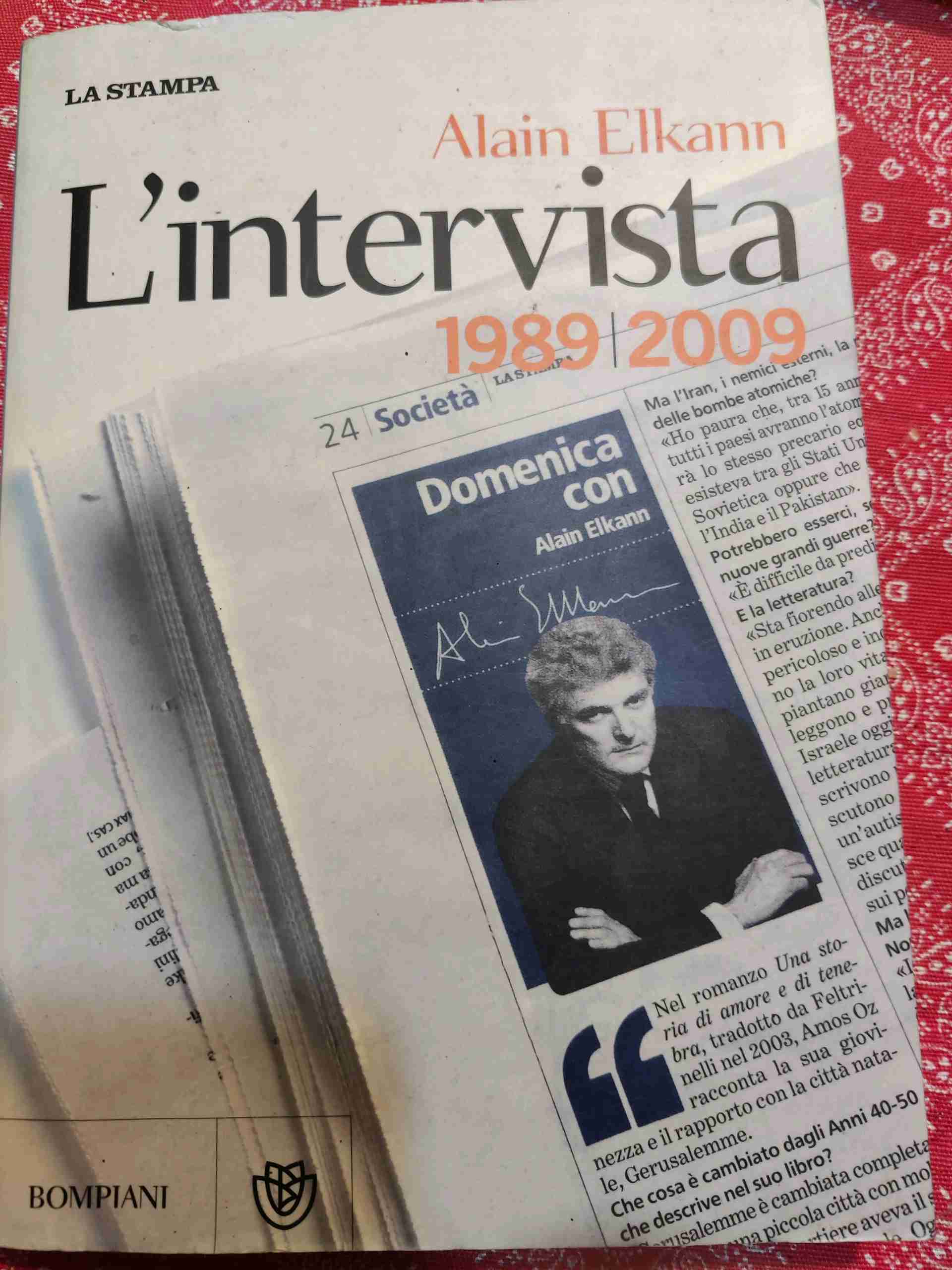 l intervista  libro usato