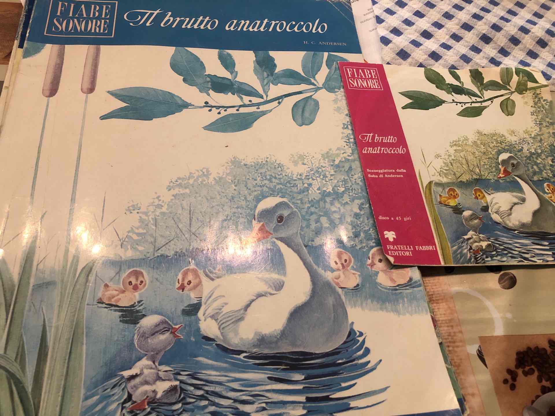 Il brutto anatroccolo - Fabbri Editore - Con 45 giri libro usato