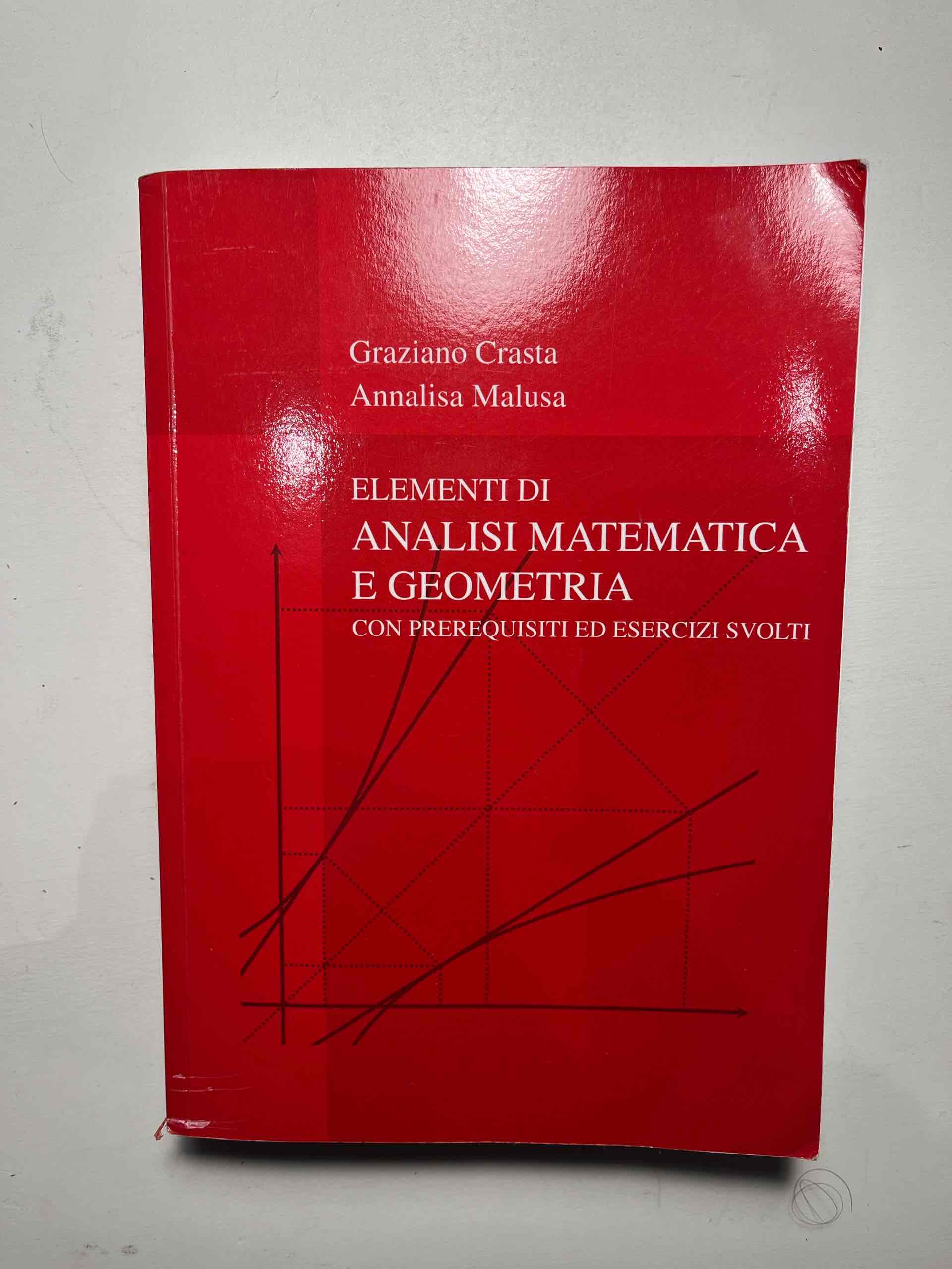 Analisi matematica e geometria  libro usato