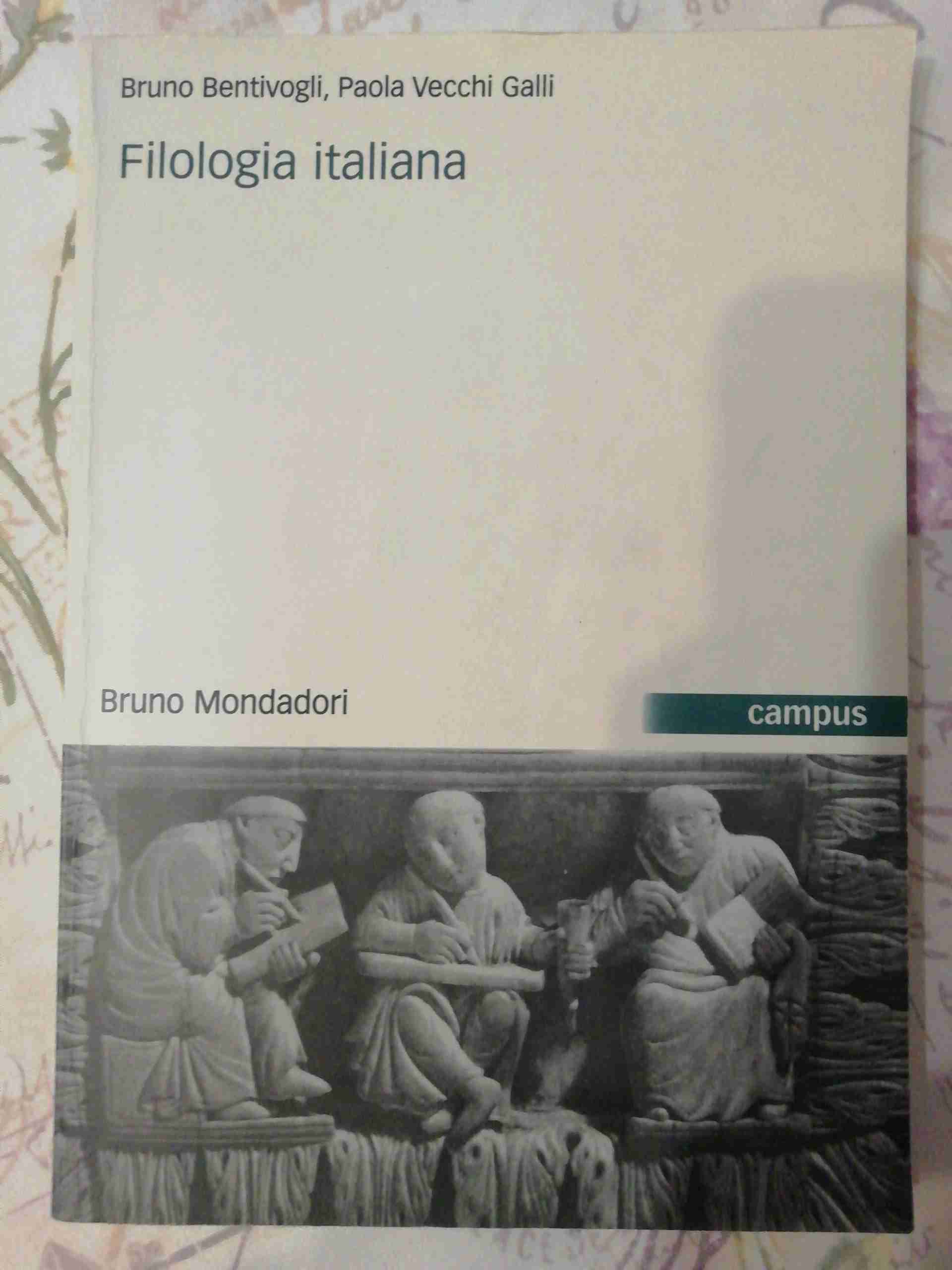 Filologia italiana libro usato