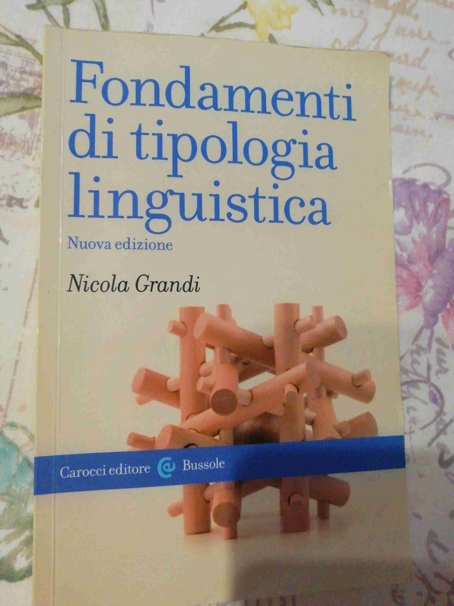 Fondamenti di tipologia linguistica libro usato