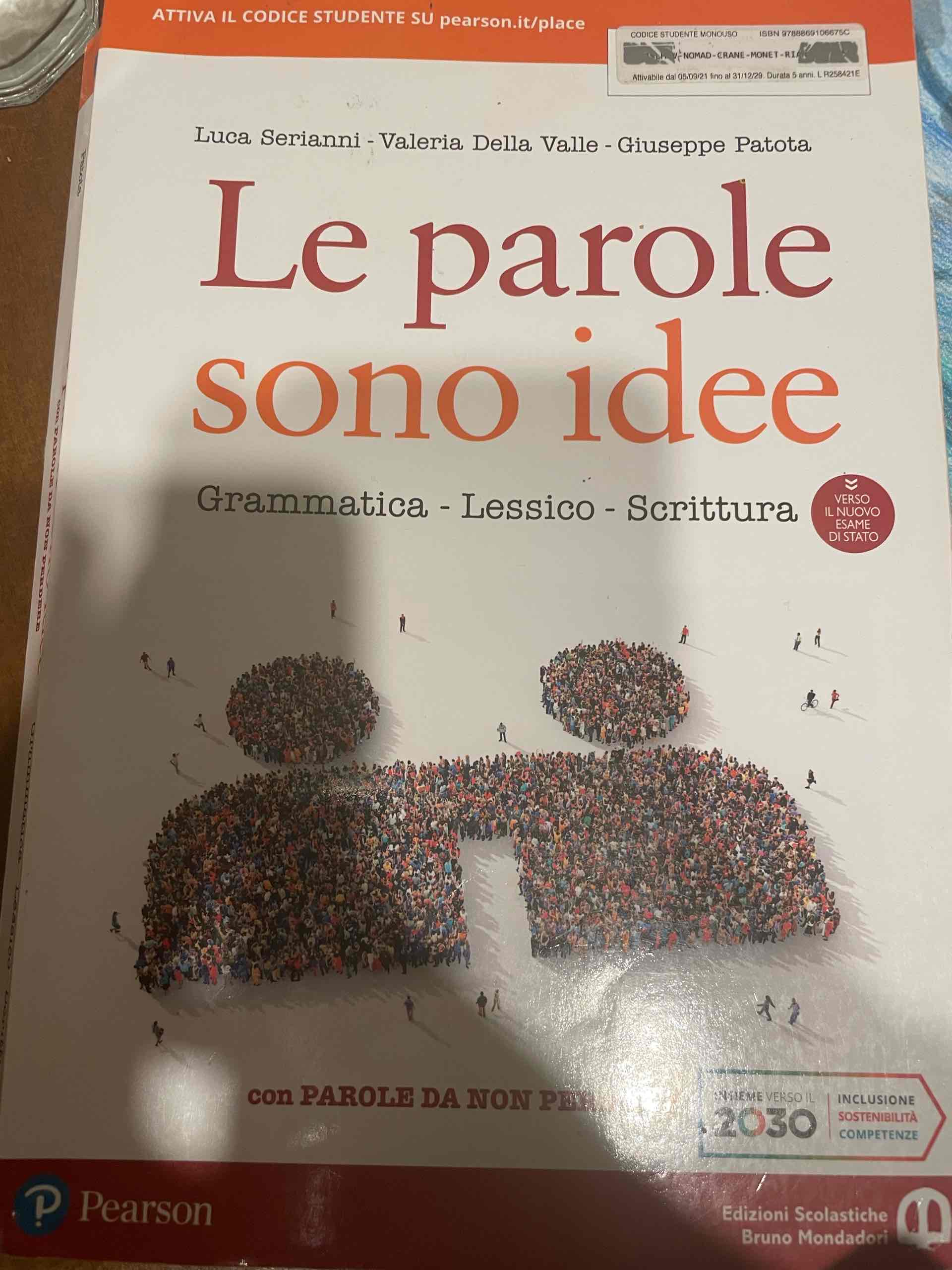 Le parole sono idee con parole da non perdere  libro usato