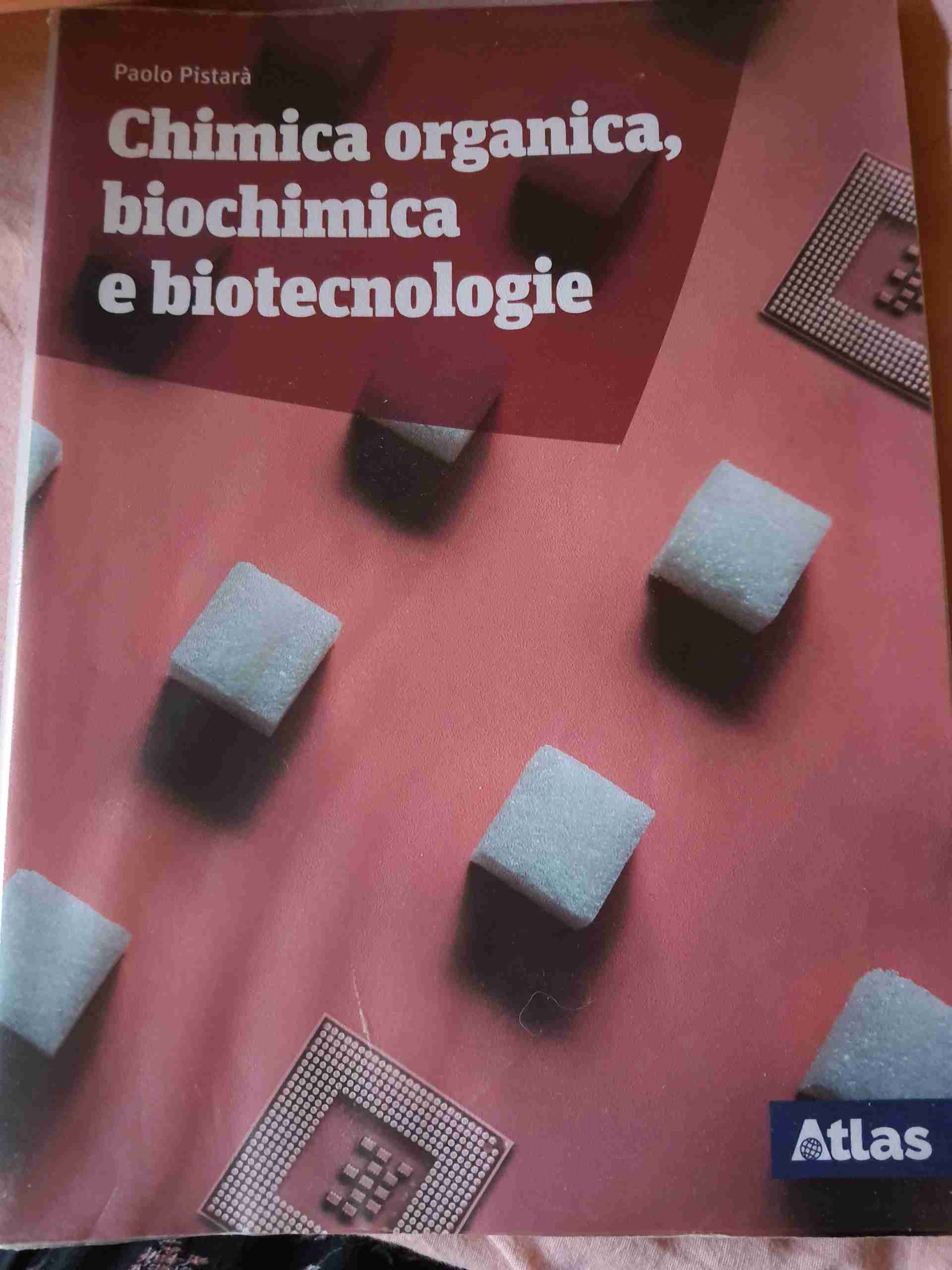 chimica organica, biochimica e biotecnologie  libro usato