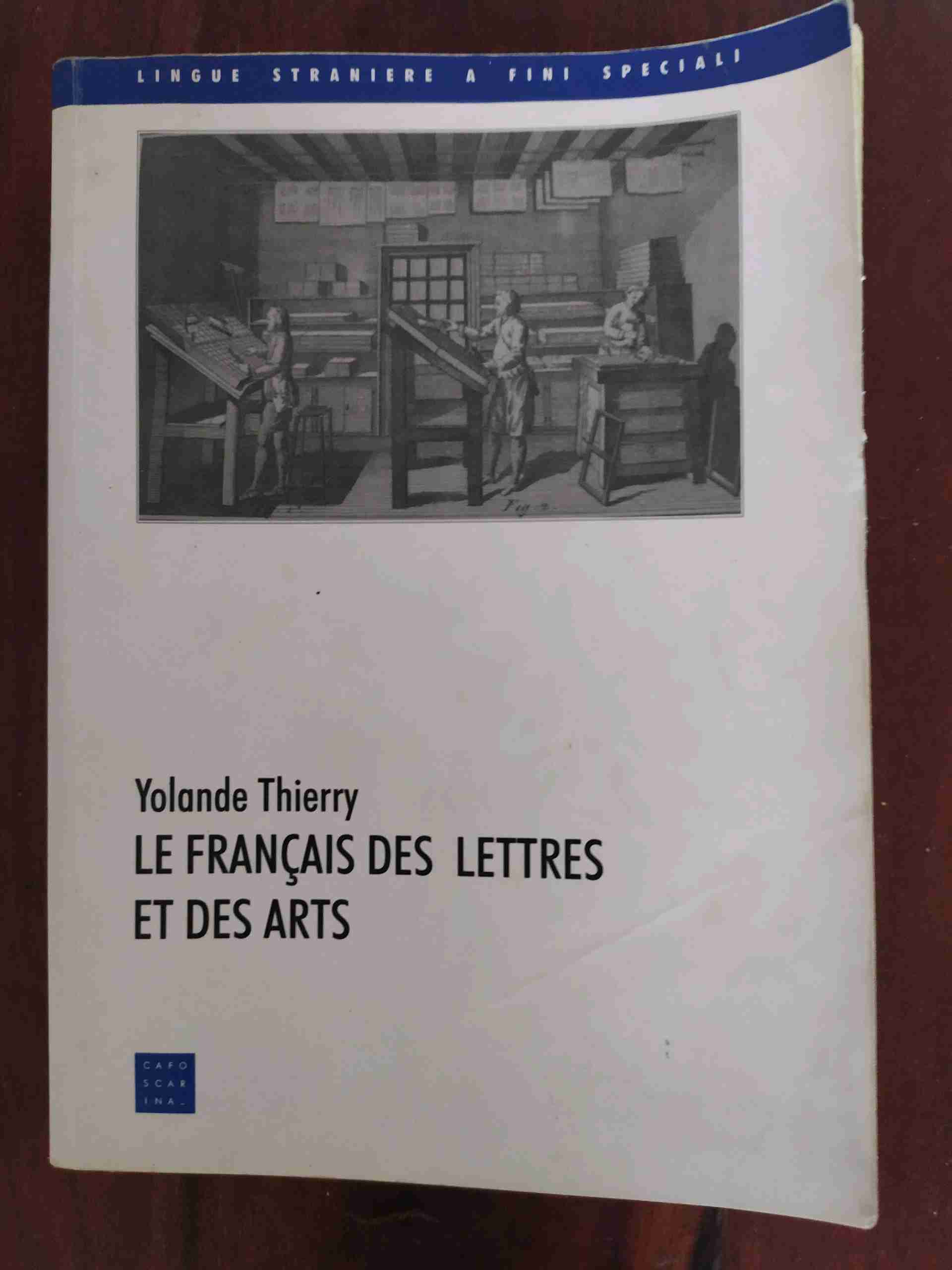 Le francais des lettres et des arts