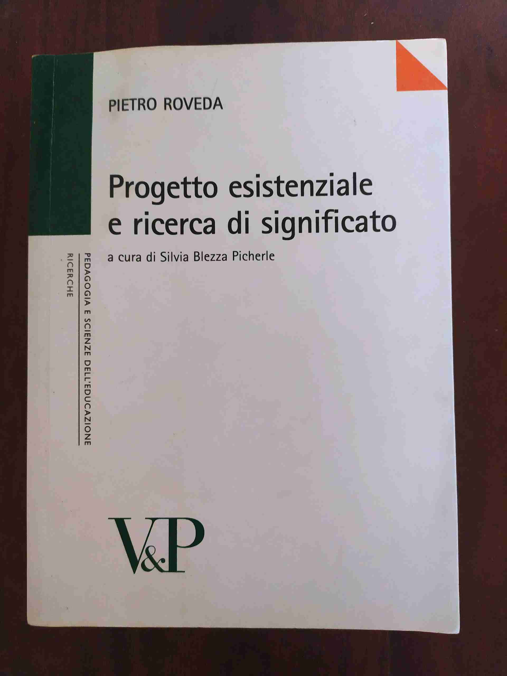 Progetto esistenziale e ricerca di significato libro usato