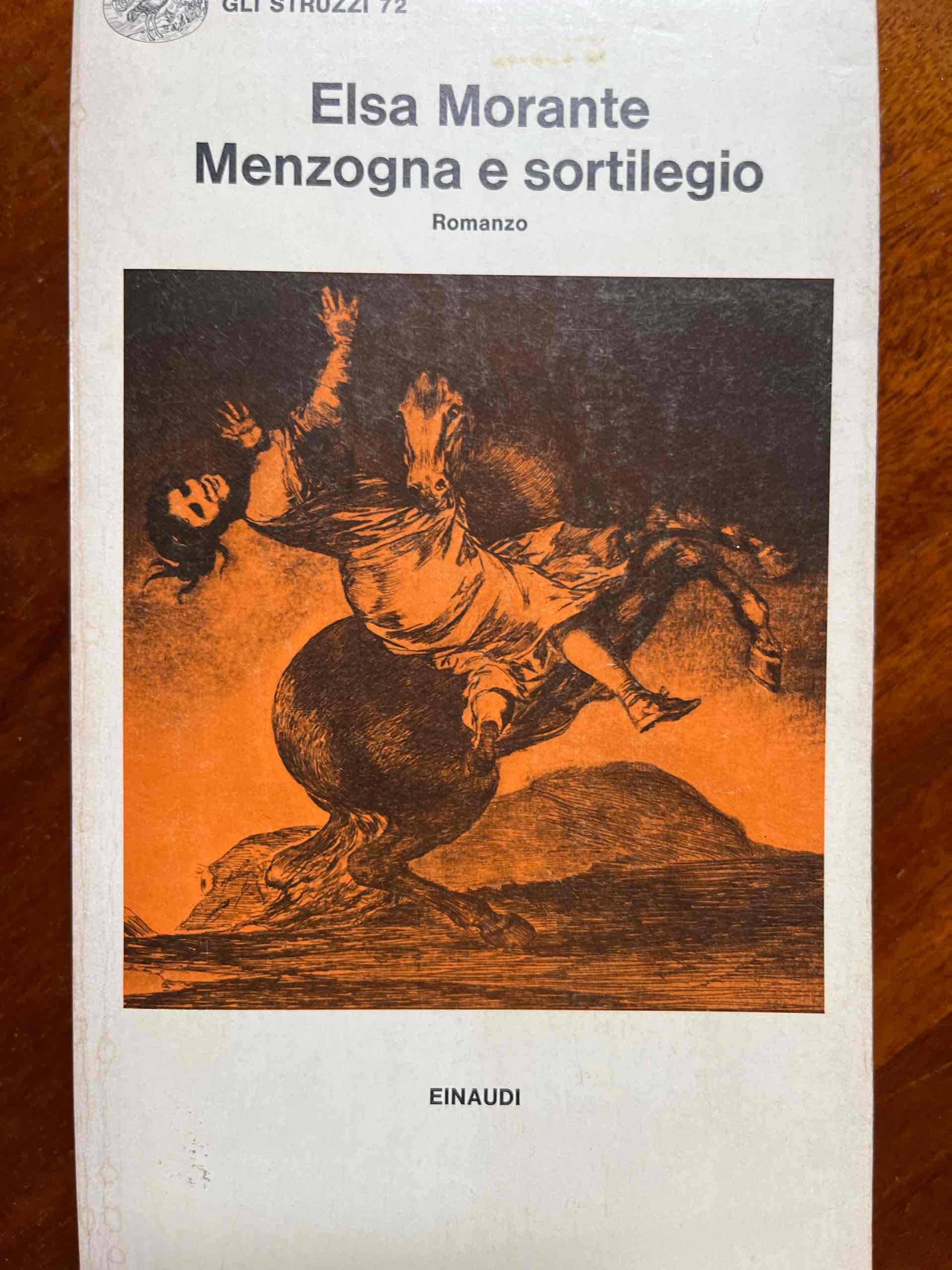 Menzogna e sortilegio  libro usato