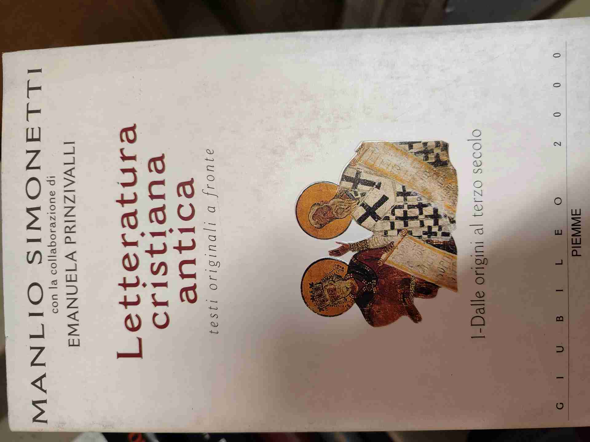 Letteratura cristiana. Antologia (1) libro usato