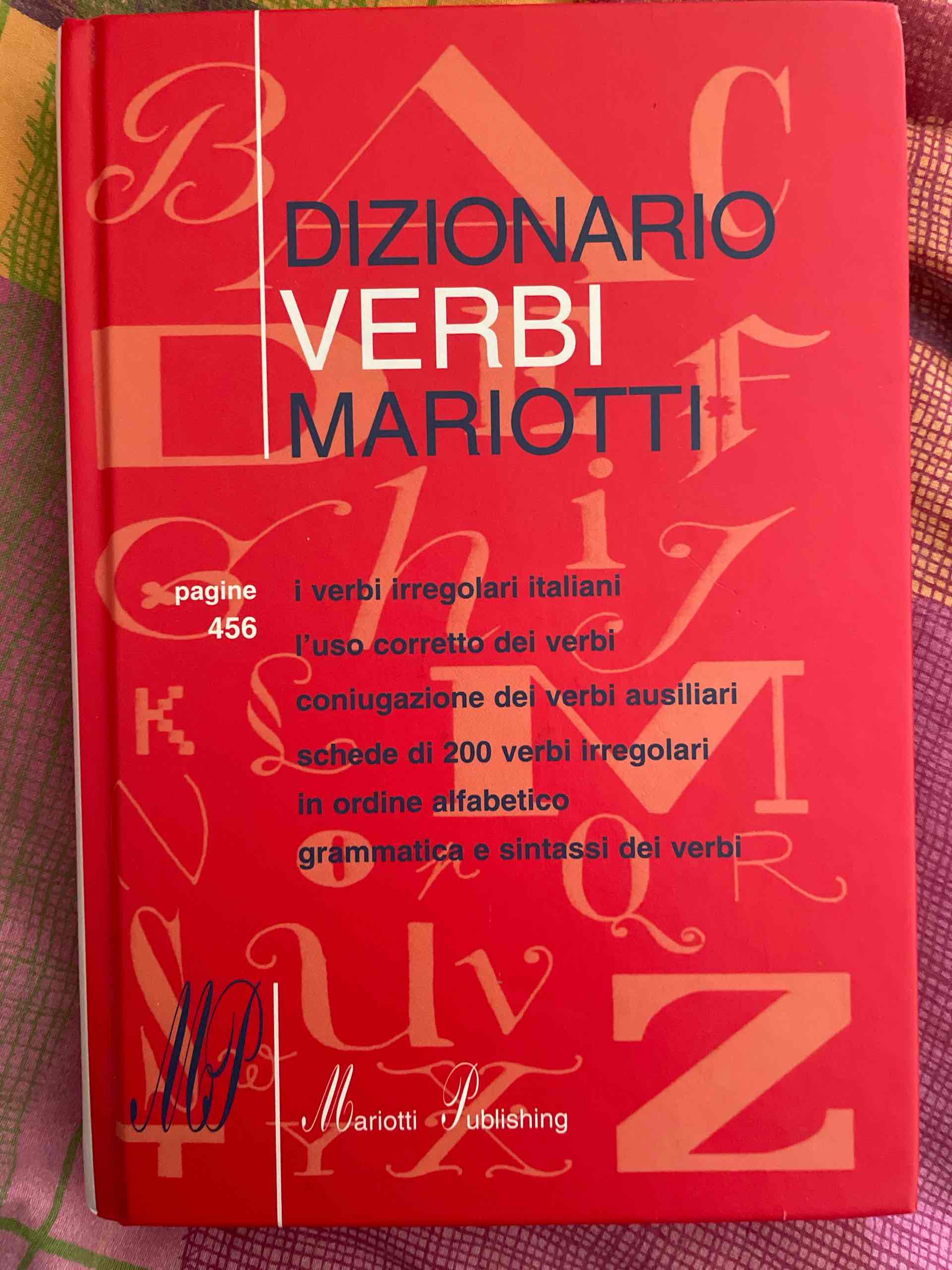 dizionario verbi Mariotti