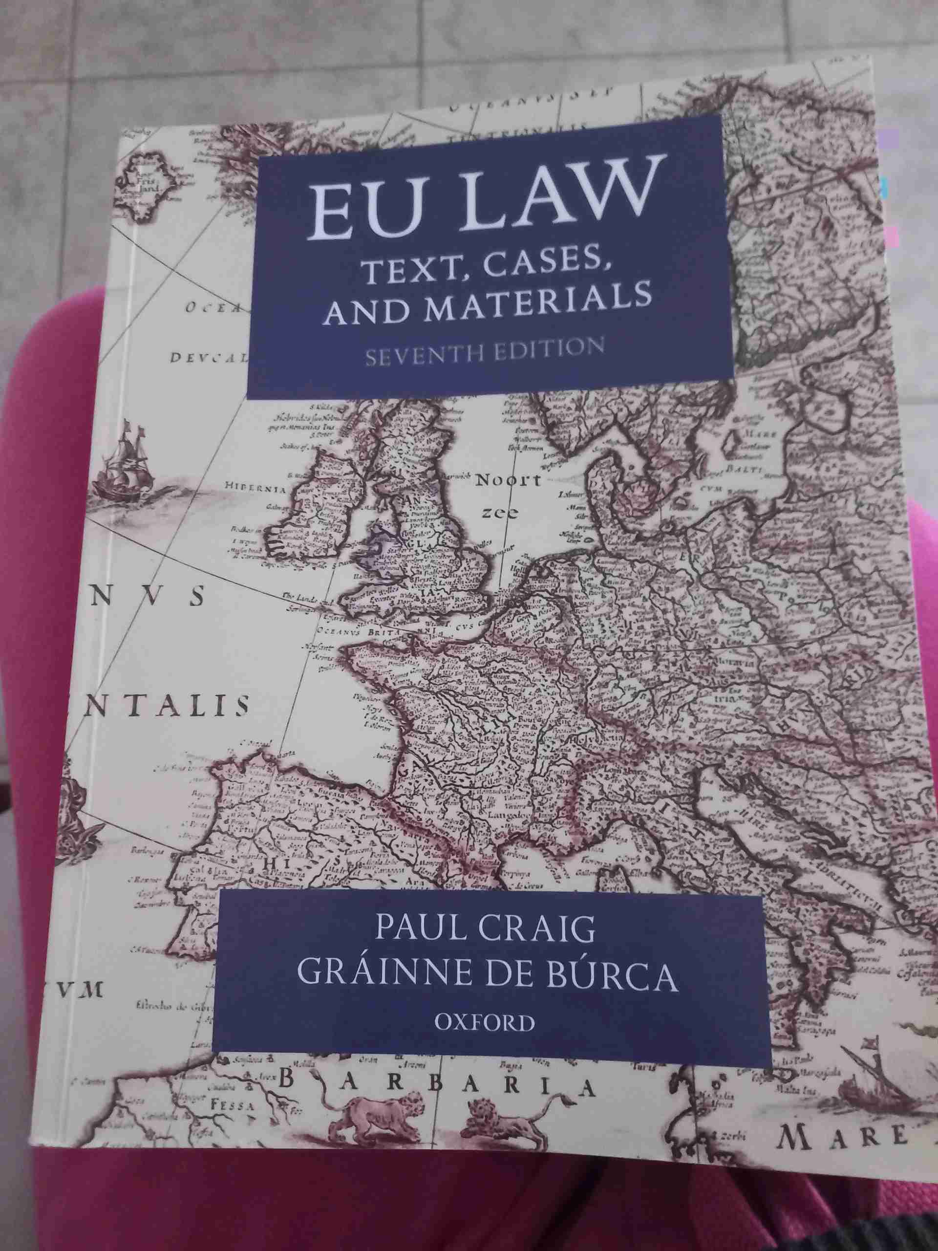 Eu law (text, cases and materials) libro usato
