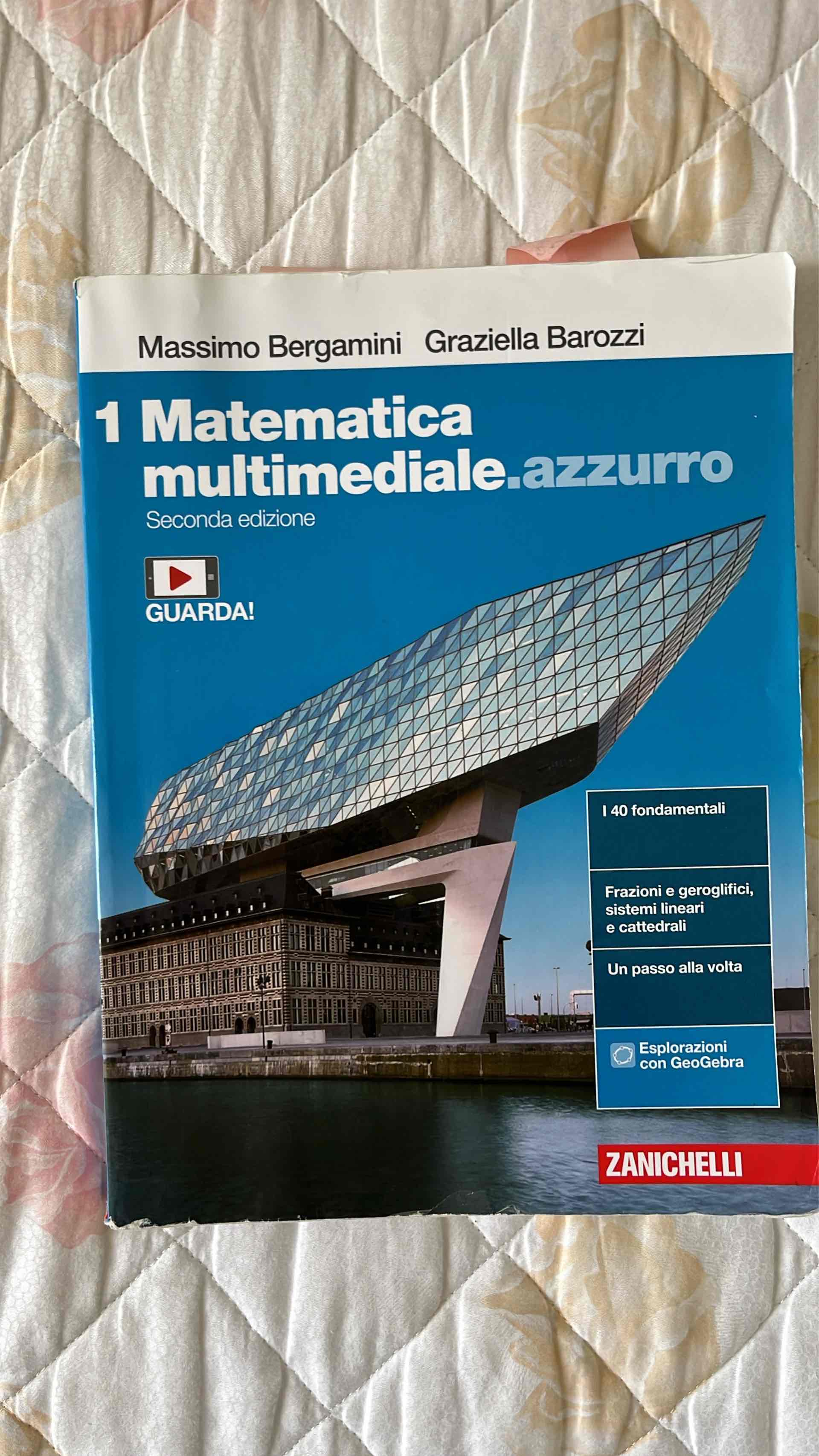 Matematica Multimendiale azzurro classe 1 libro usato