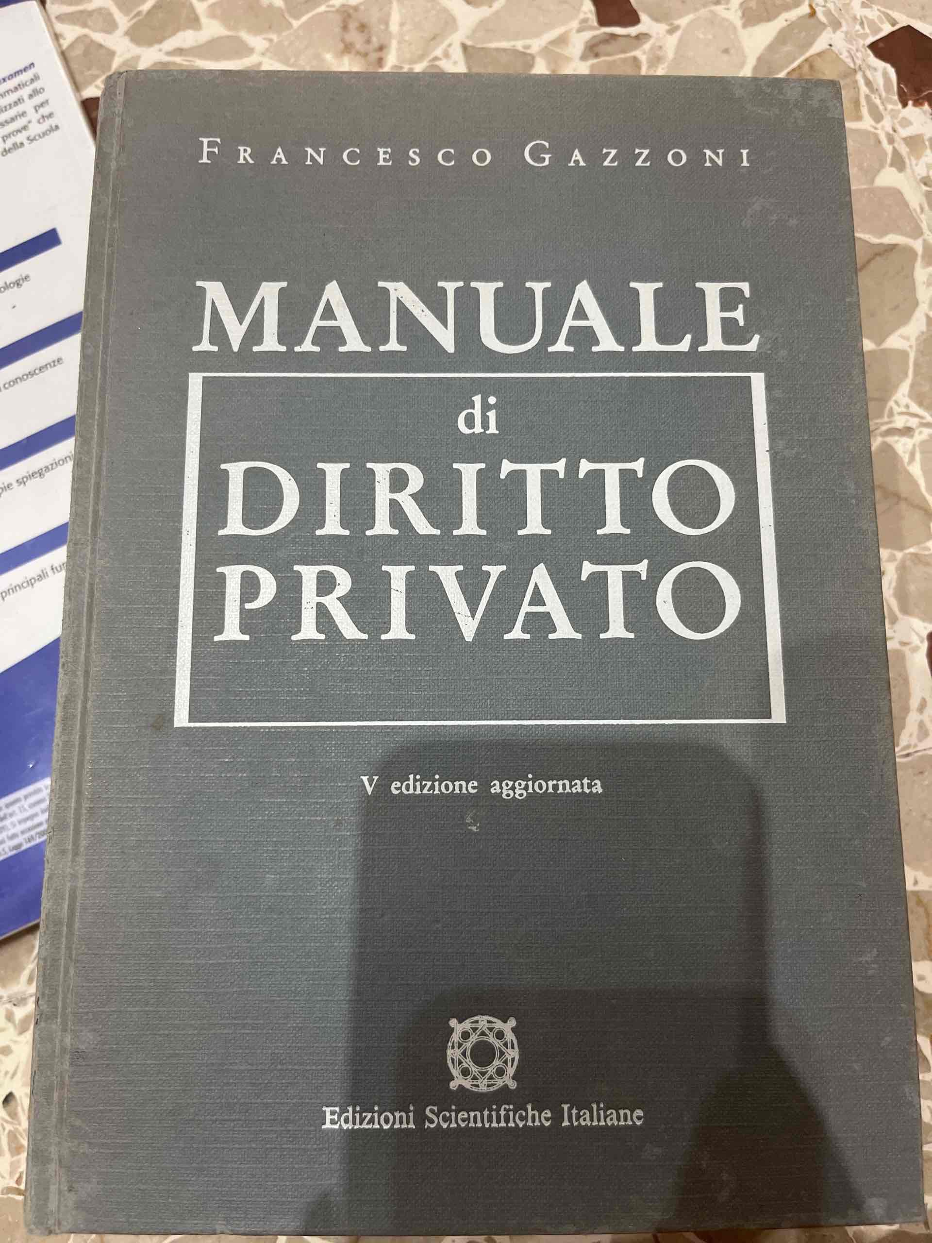 manuale di diritto privato libro usato