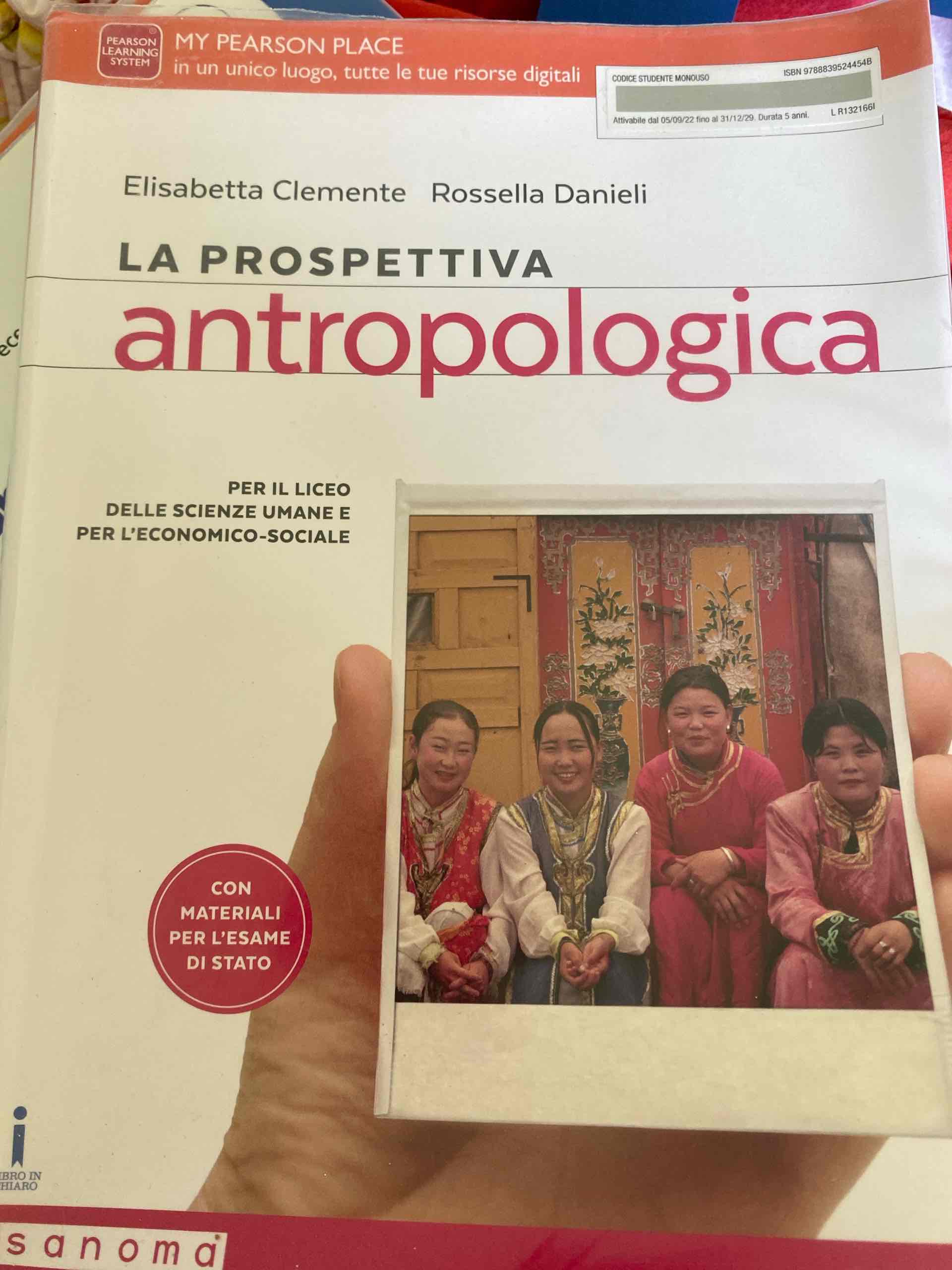 Prospettiva antropologica. Per le Scuole superiori. Con e-book. Con espansione online (La) libro usato