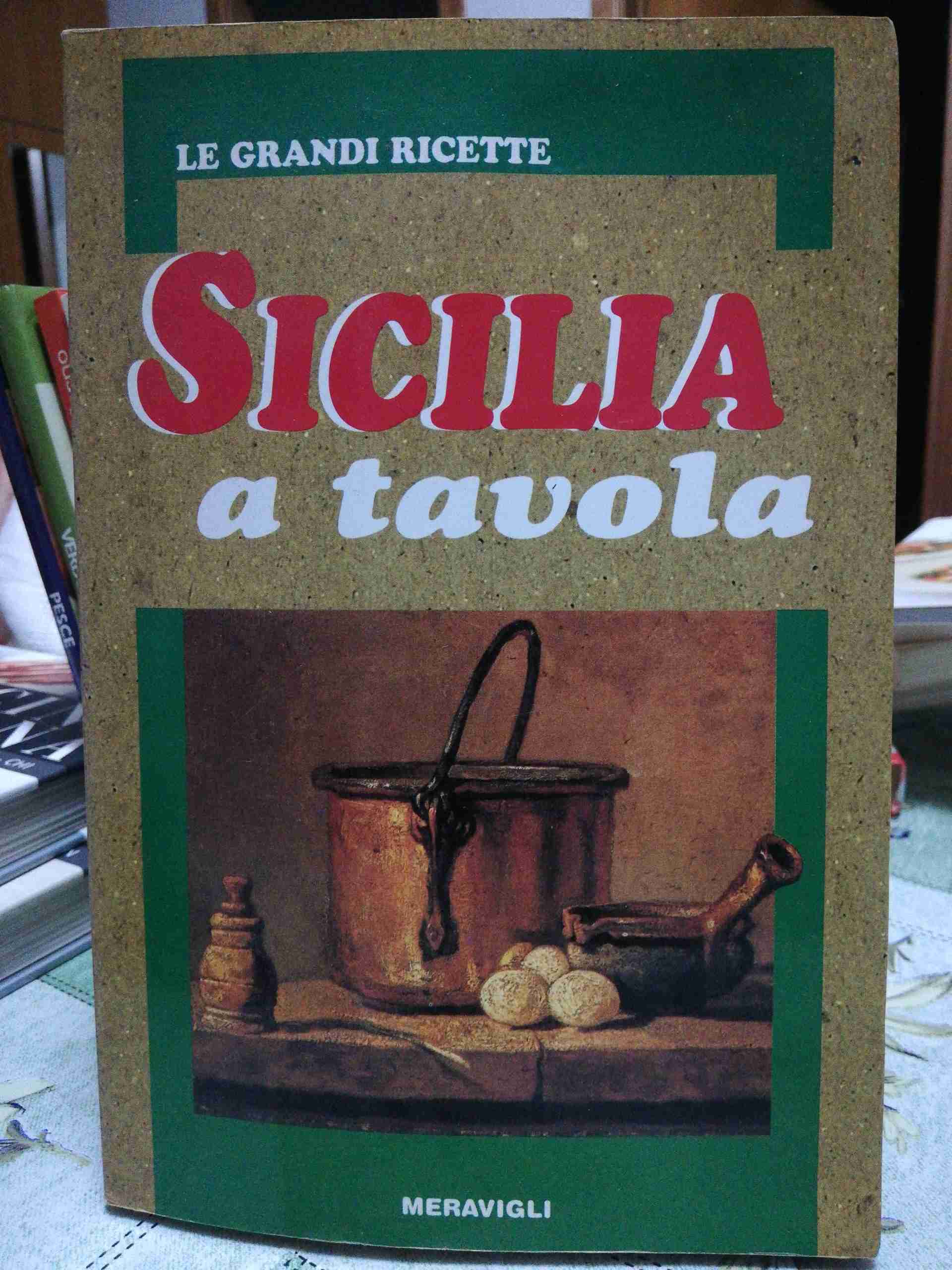 Sicilia a tavola libro usato