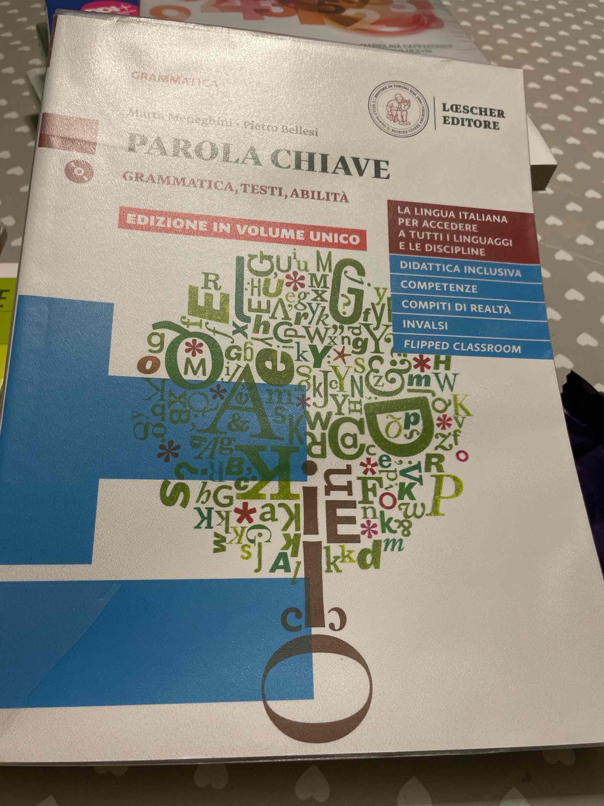 Parola chiave. Volume unico. Con La grammatica a colpo d'occhio. Per le Scuole superiori. Con e-book. Con espansione online. Con DVD-ROM libro usato