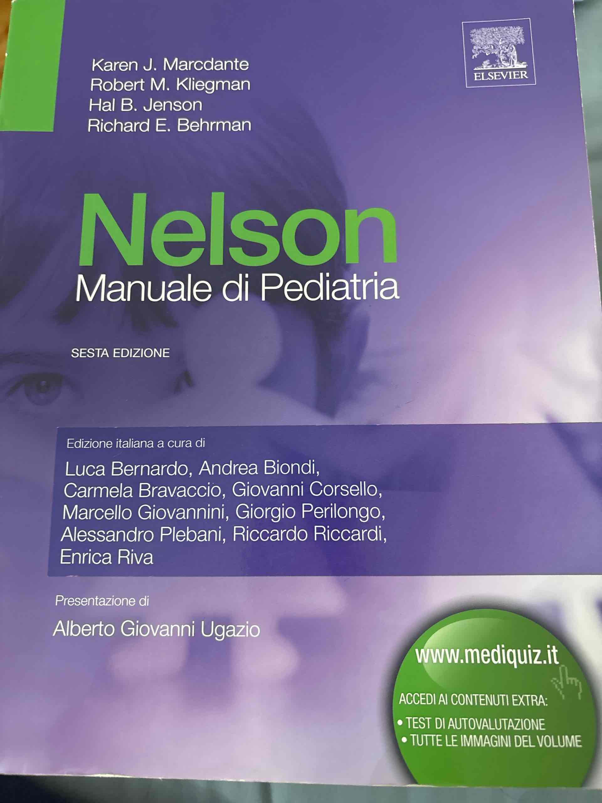 Nelson. Manuale di pediatria libro usato